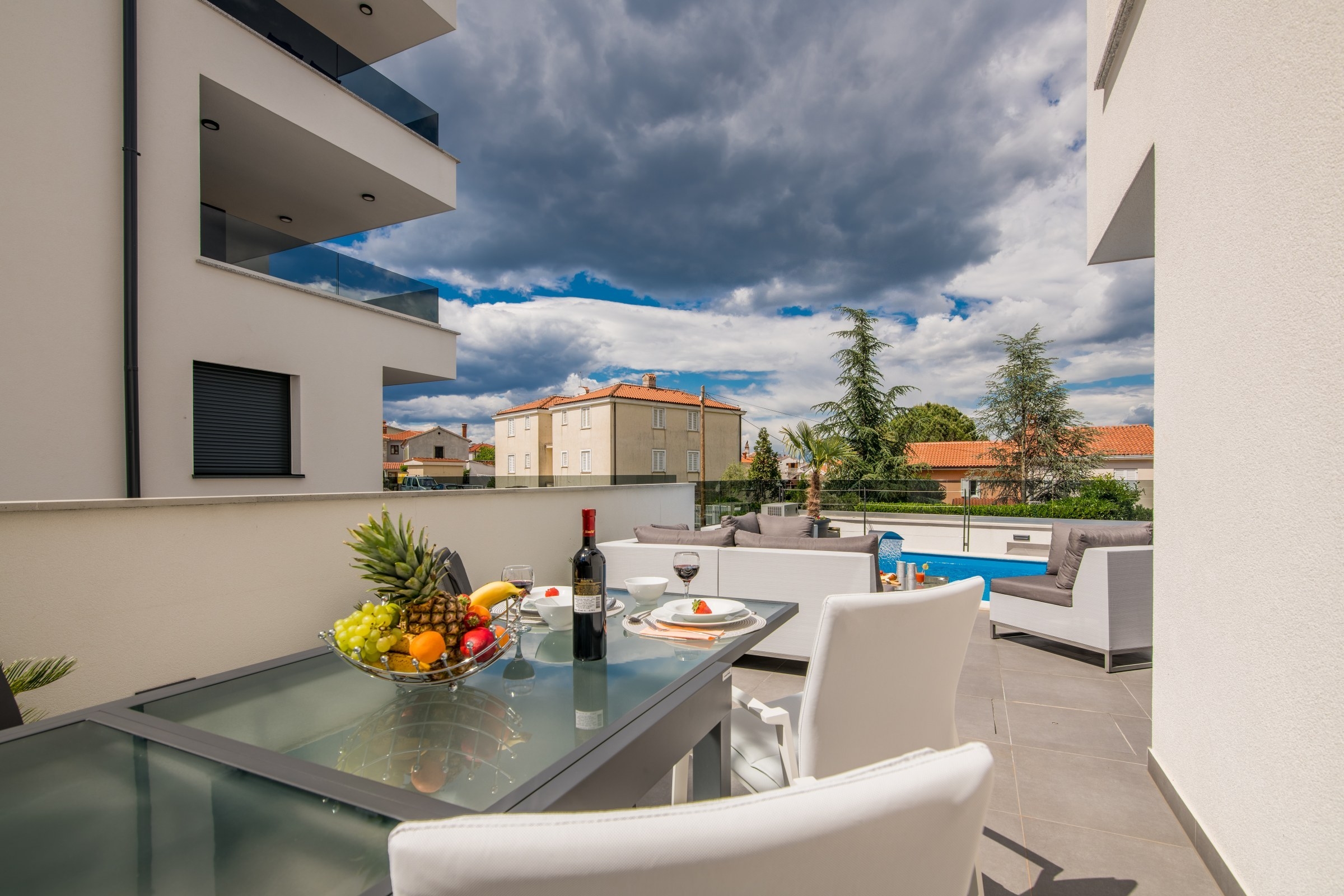 One bedroom apartment with terrace Vantačići, Krk  A-a