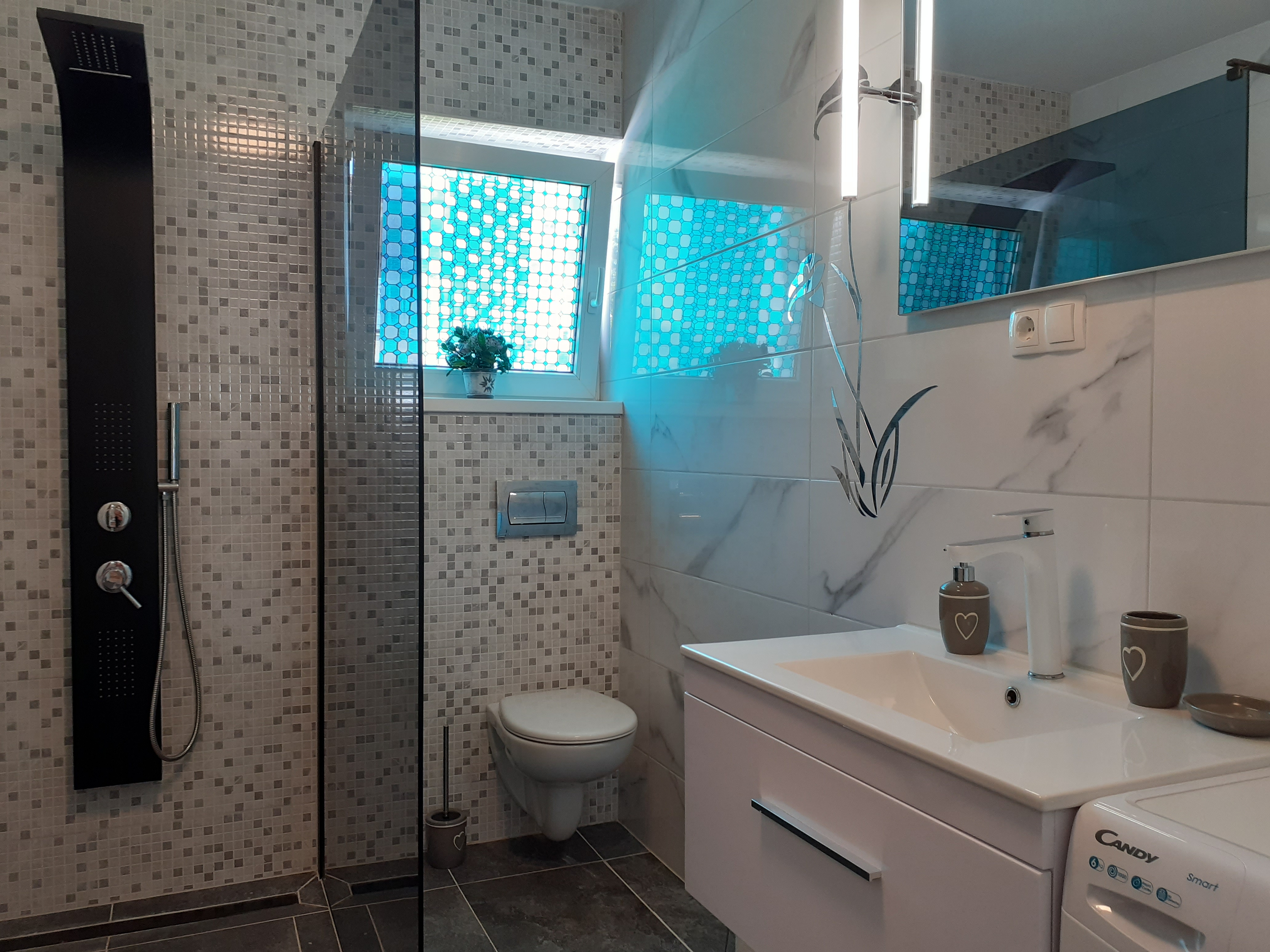 Three bedroom apartment with terrace Malinska, Krk  A-a