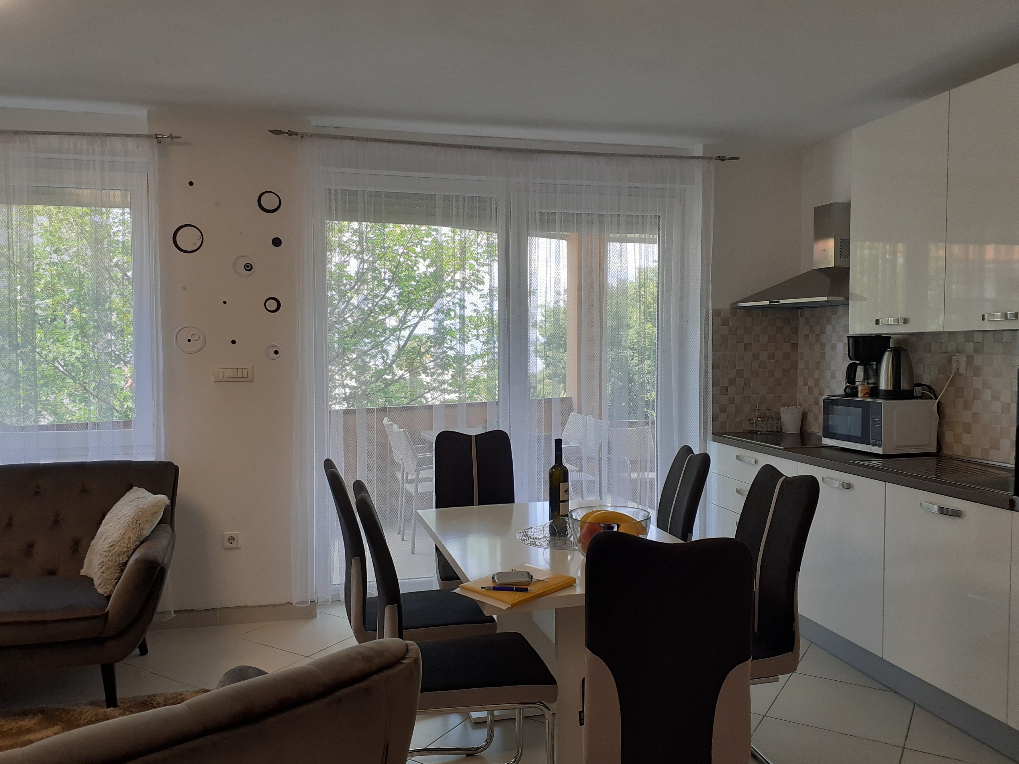 Three bedroom apartment with terrace Malinska, Krk  A-a