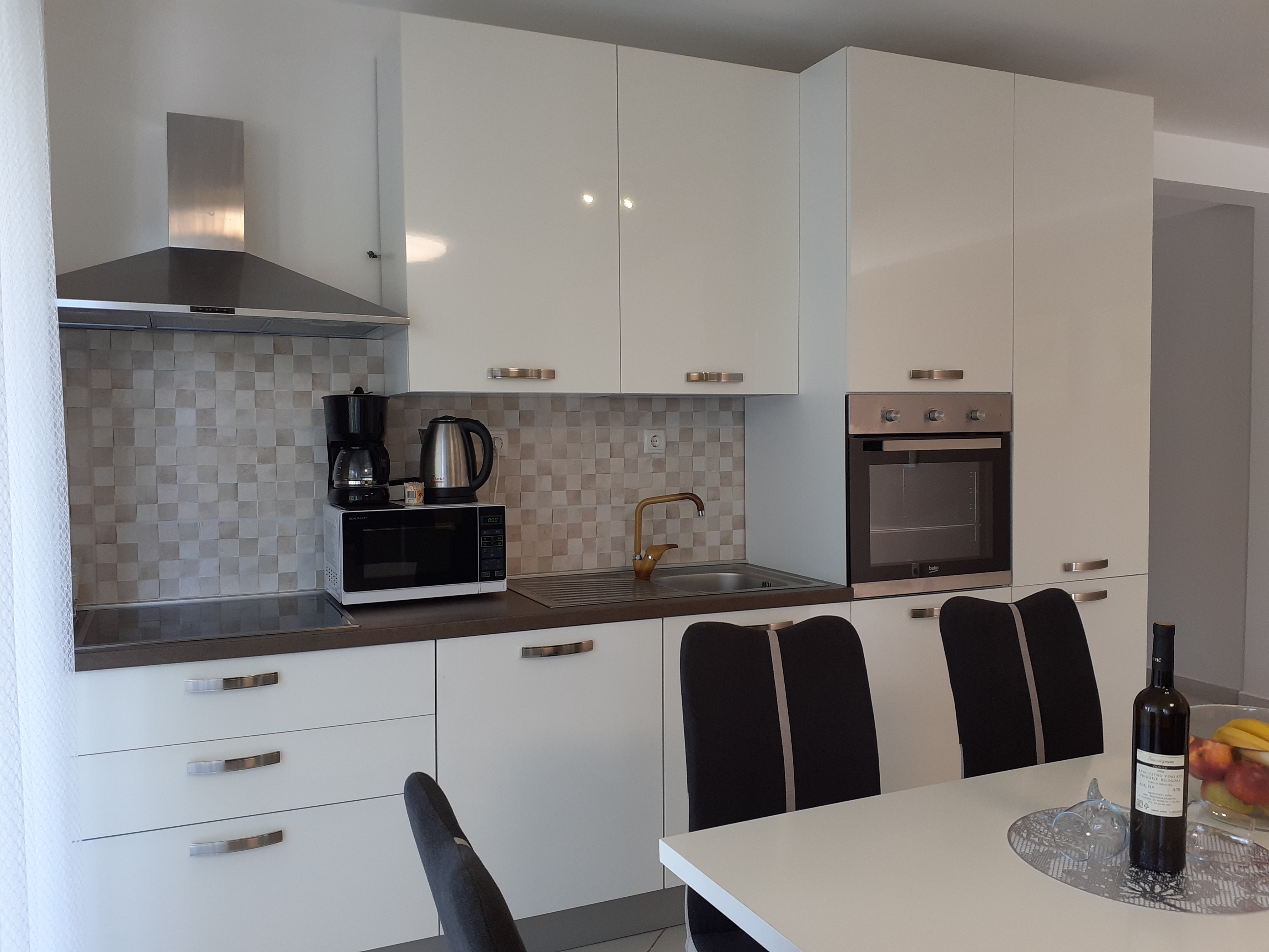 Three bedroom apartment with terrace Malinska, Krk  A-a