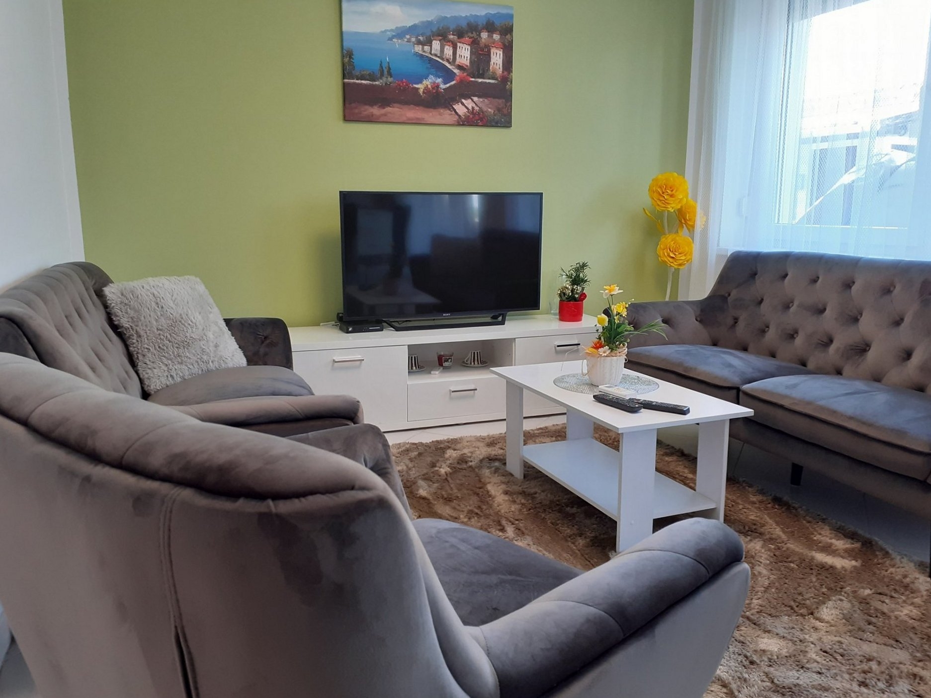Three bedroom apartment with terrace Malinska, Krk  A-a