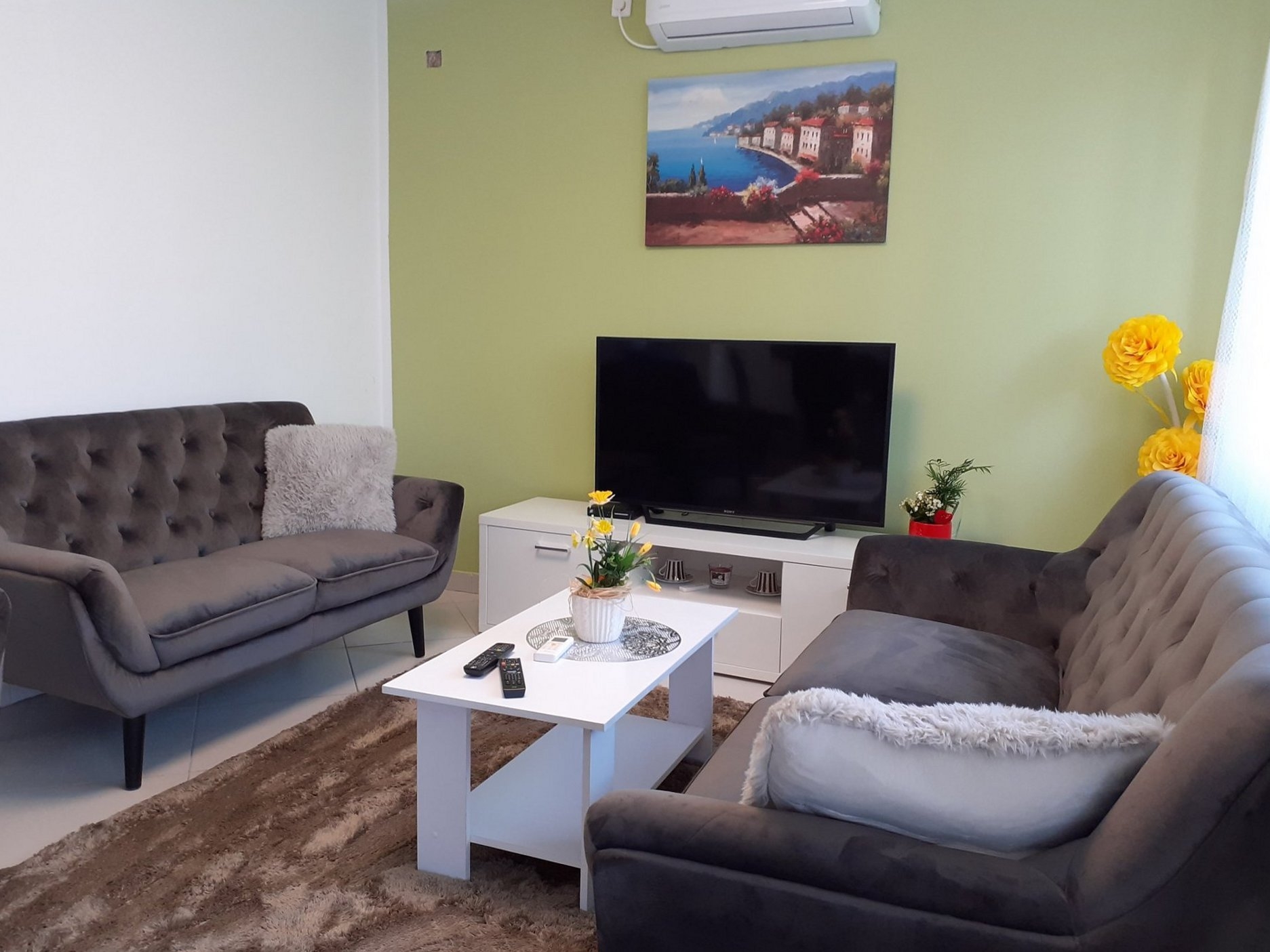 Three bedroom apartment with terrace Malinska, Krk  A-a