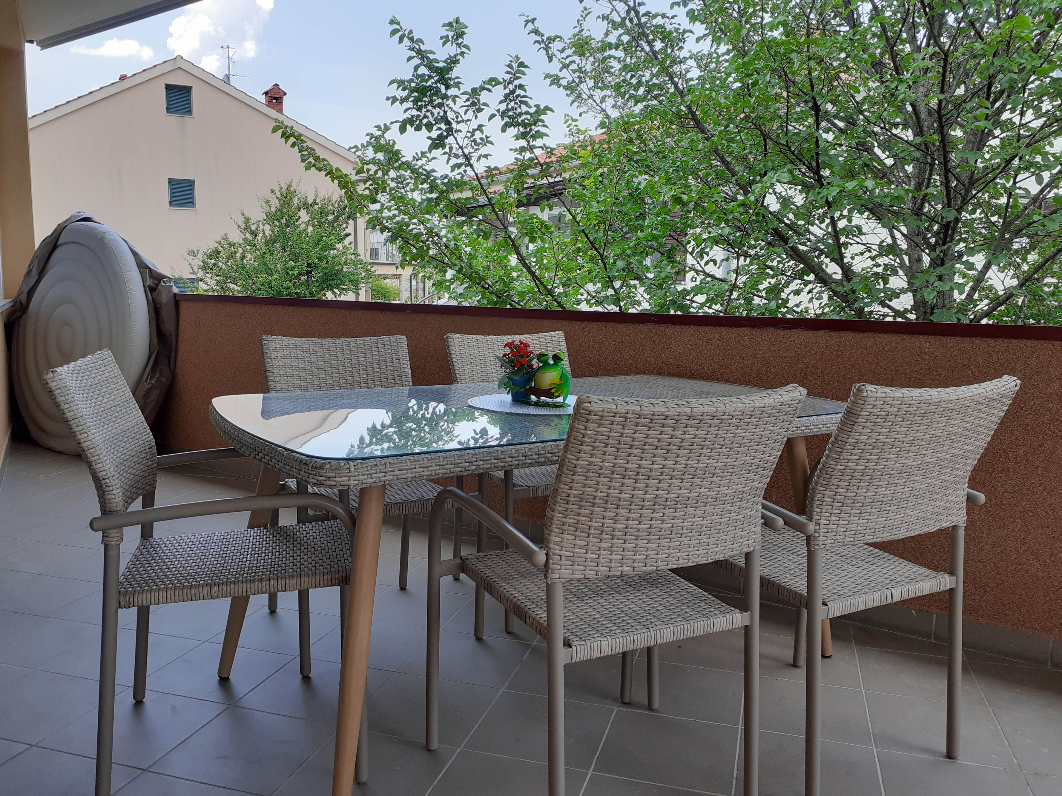 Three bedroom apartment with terrace Malinska, Krk  A-a