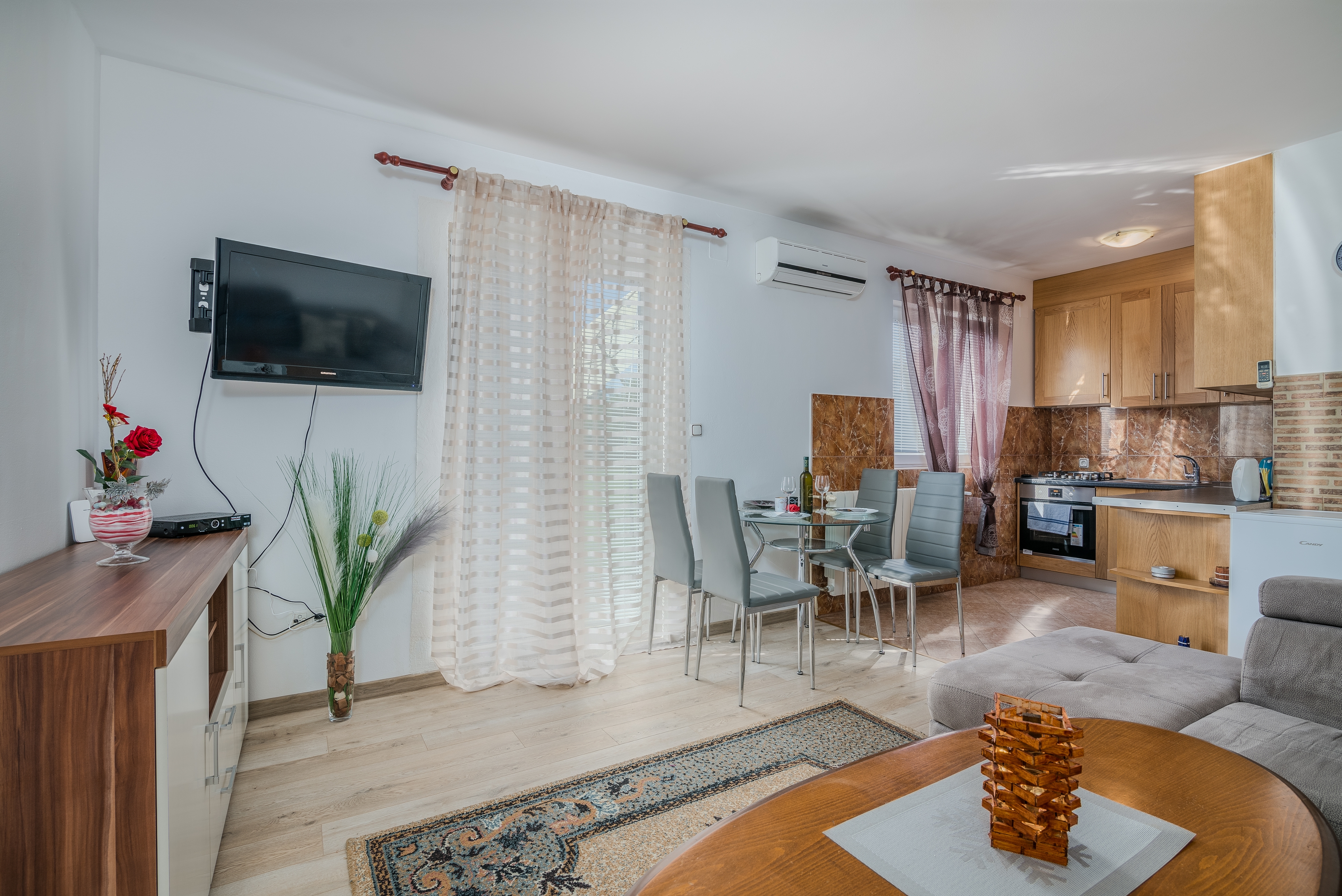 One bedroom apartment with balcony Milovcici, Krk  A-a