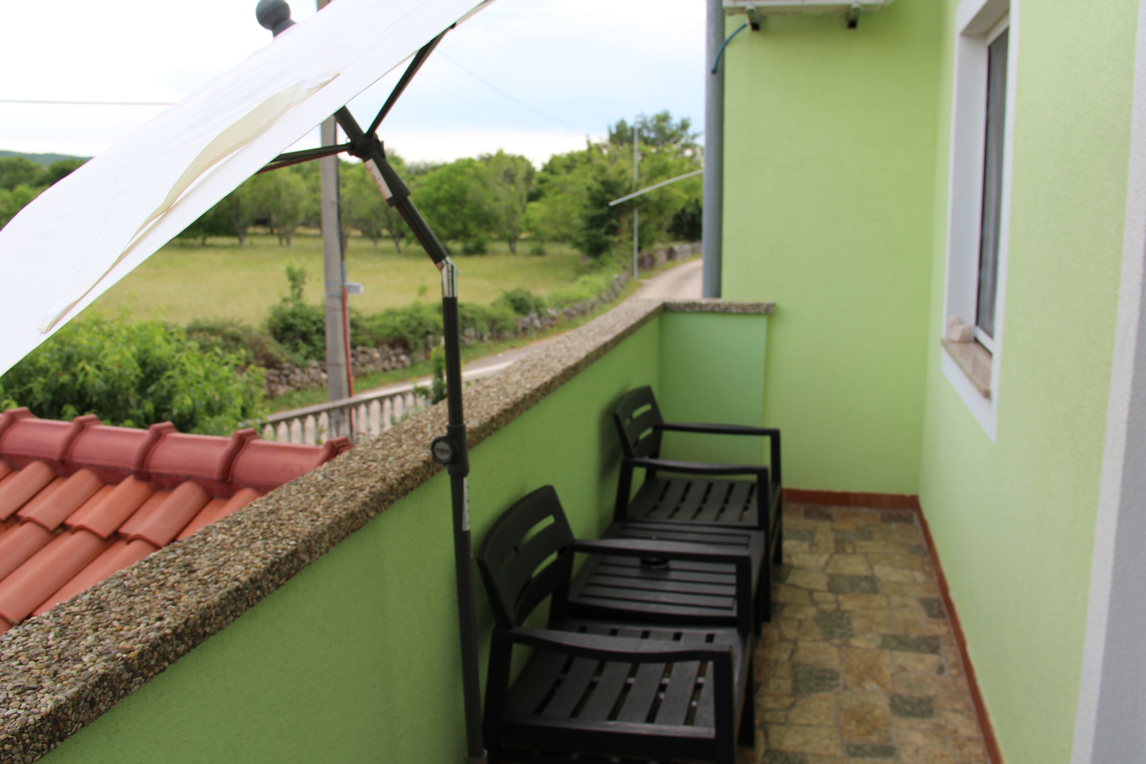 One bedroom apartment with balcony Milovcici, Krk  A-b