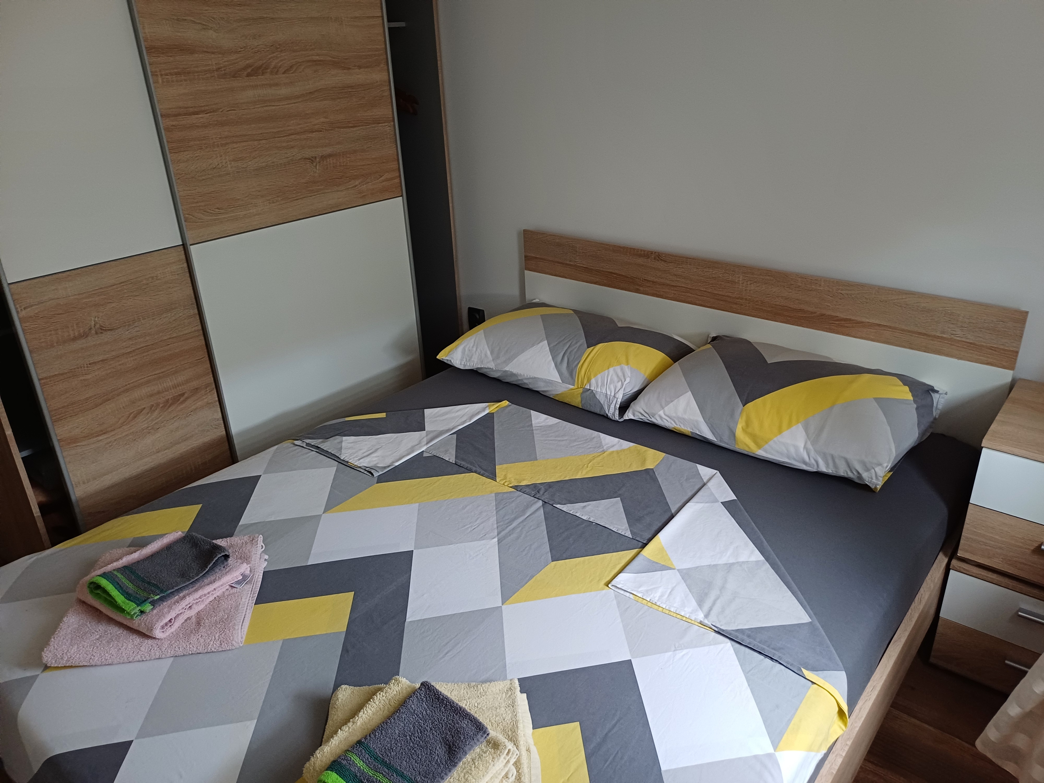 One bedroom apartment with balcony Milovcici, Krk  A-c