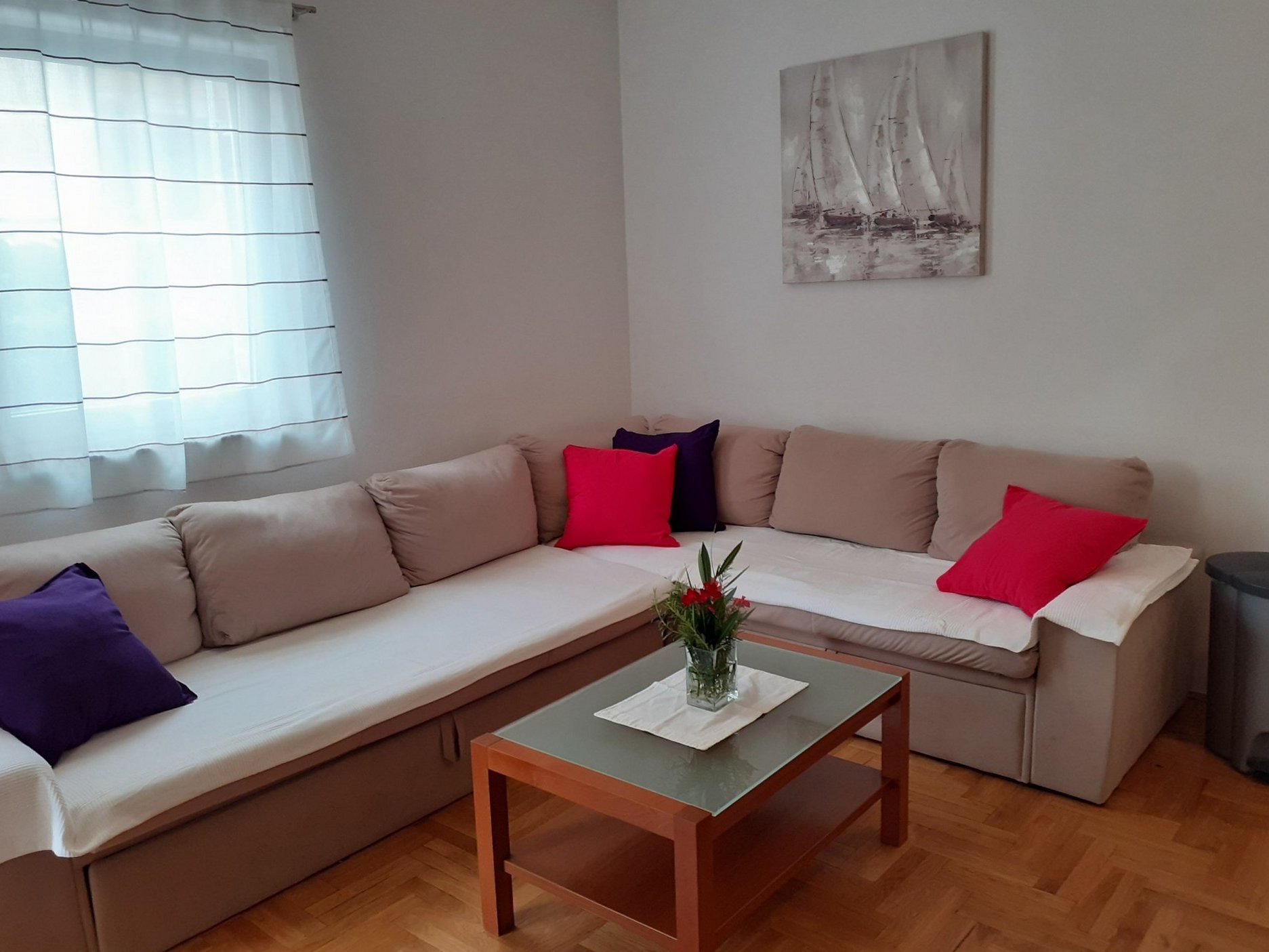 Two bedroom apartment with terrace Malinska, Krk (A-19309-a)