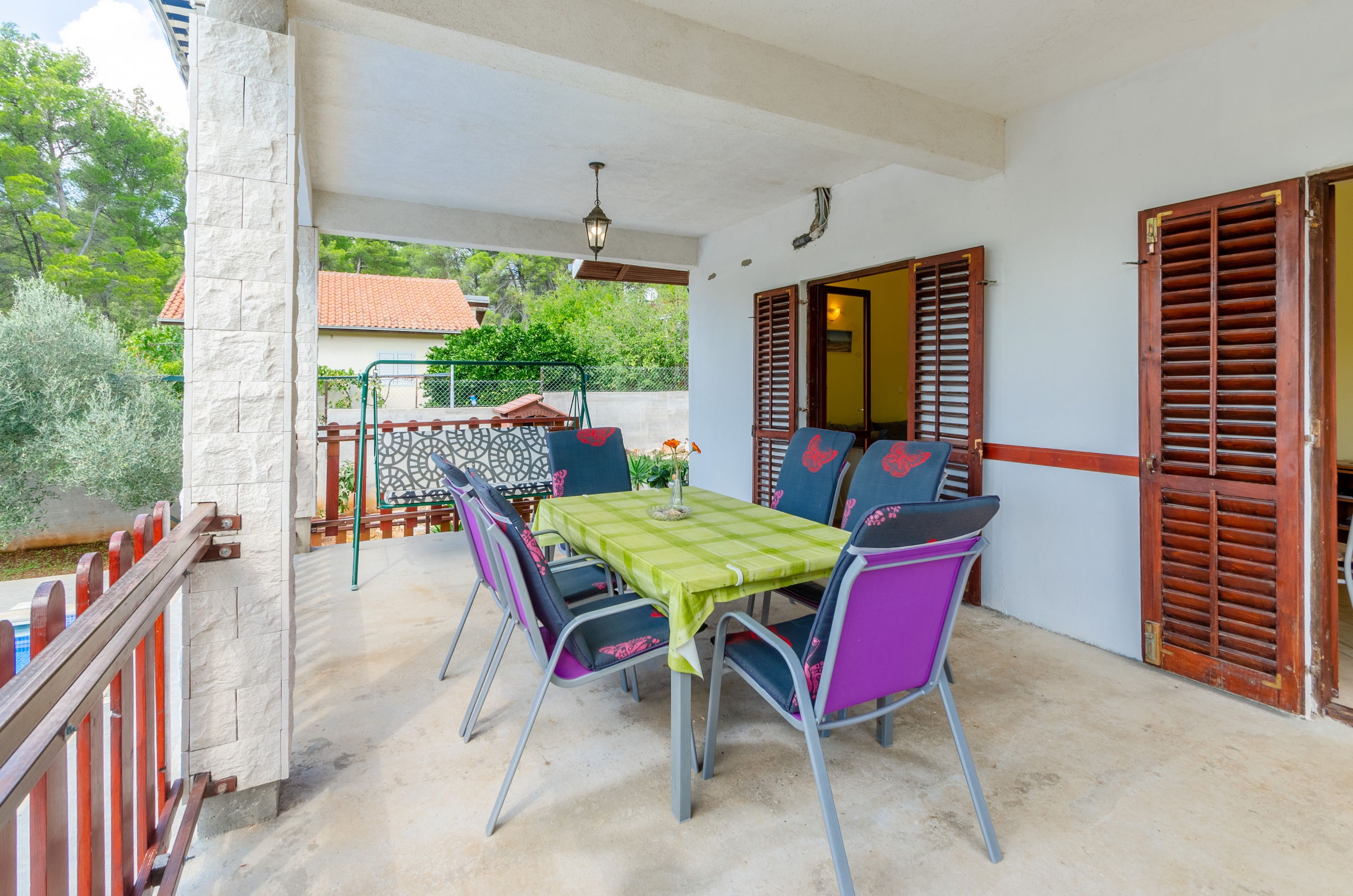 Two bedroom house with terrace and sea view Cove Gradina, Korčula  K