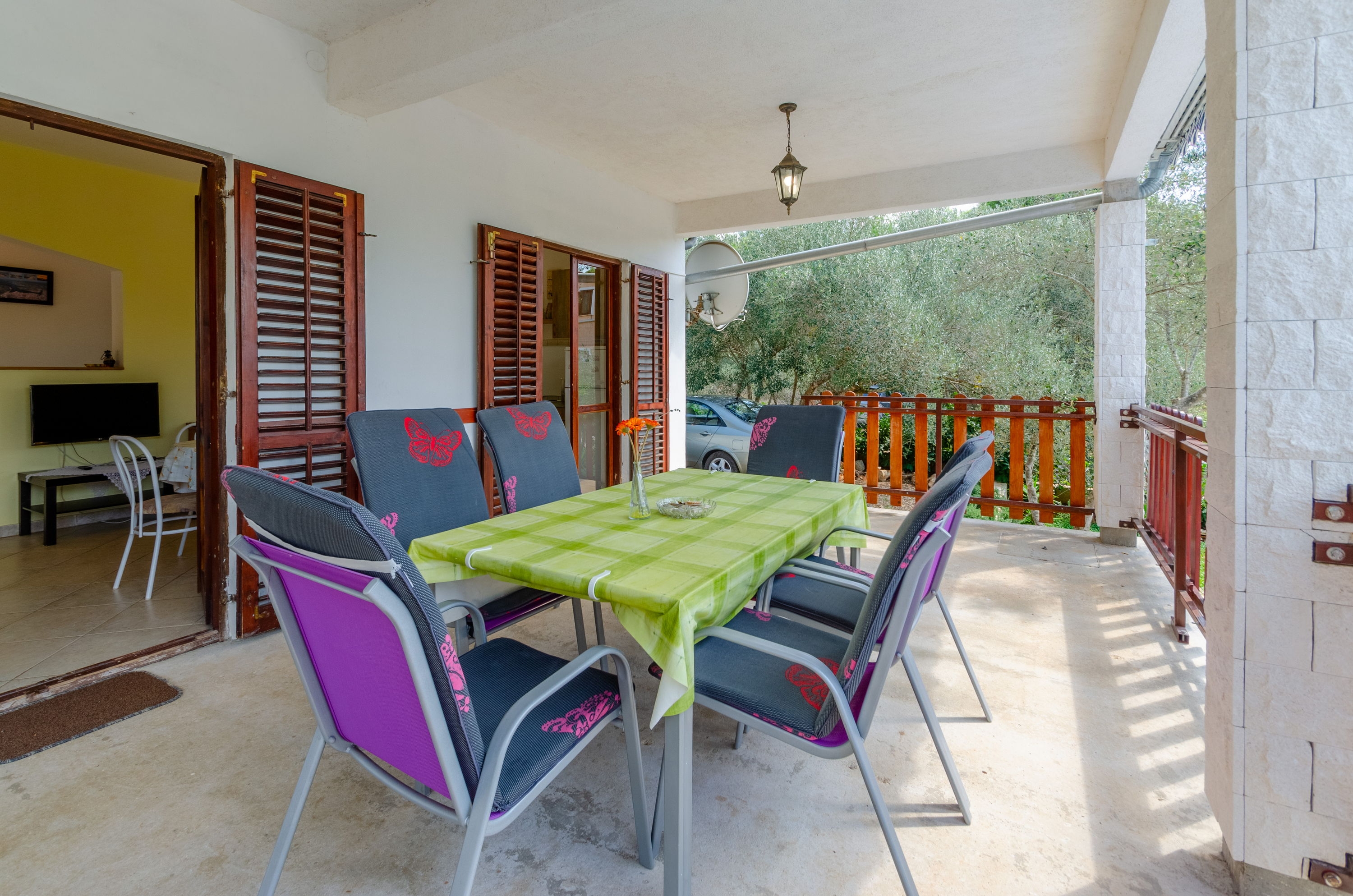 Two bedroom house with terrace and sea view Cove Gradina, Korčula  K