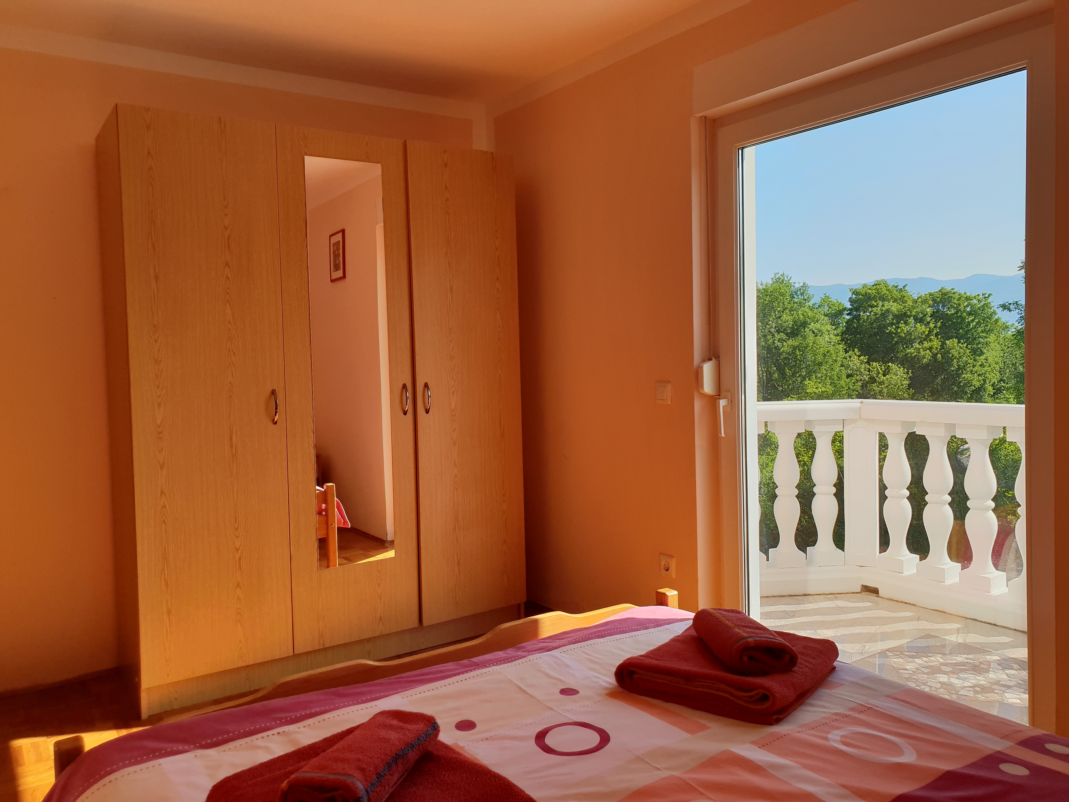 One bedroom apartment with balcony Soline, Krk  A-b
