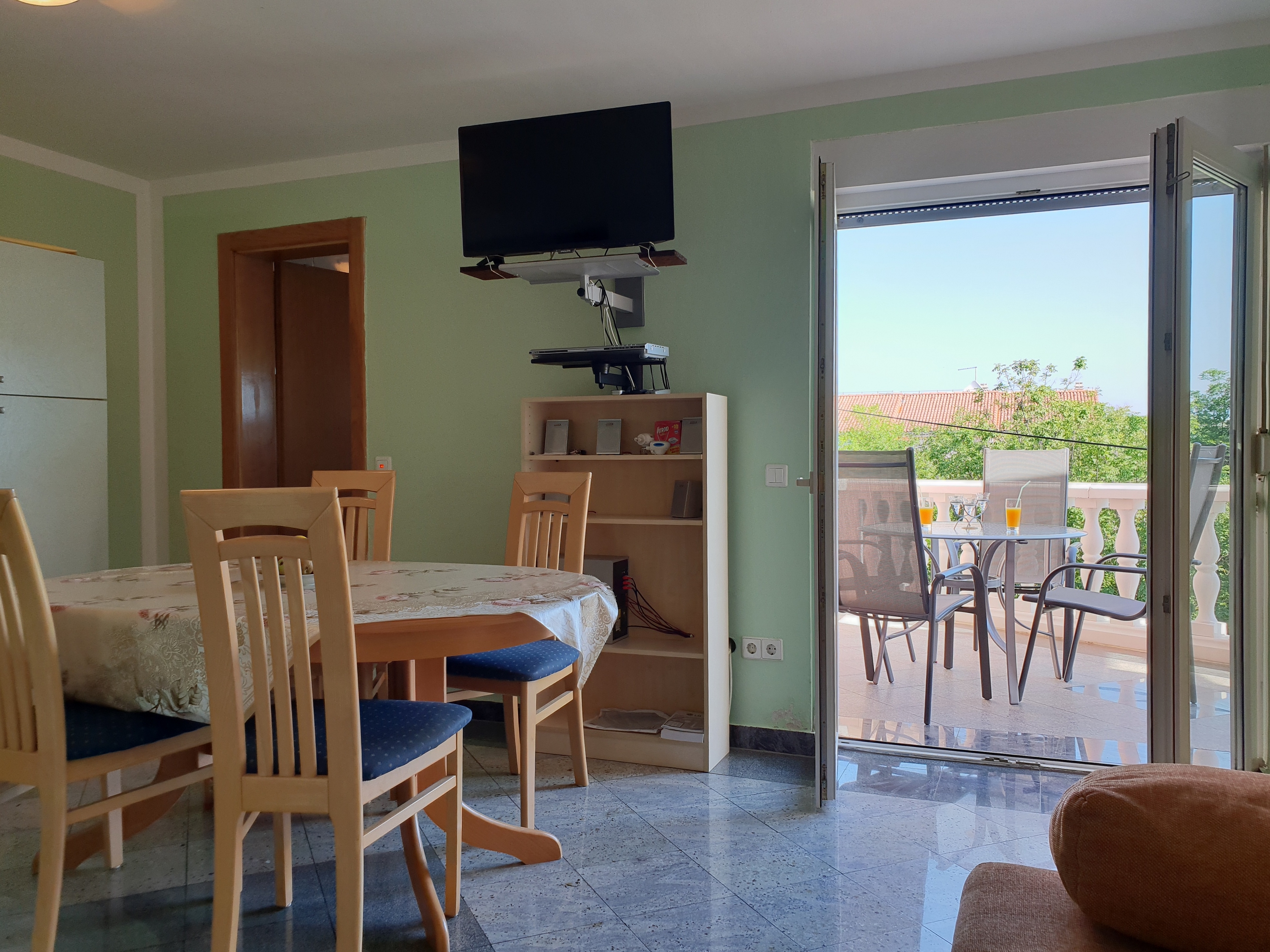 One bedroom apartment with balcony Soline, Krk  A-b