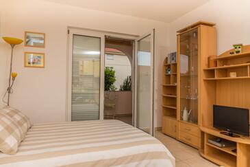 Dramalj, Obývací pokoj v ubytování typu studio-apartment, s klimatizací a WiFi.