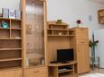 Dramalj, Obývací pokoj v ubytování typu studio-apartment, s klimatizací a WiFi.