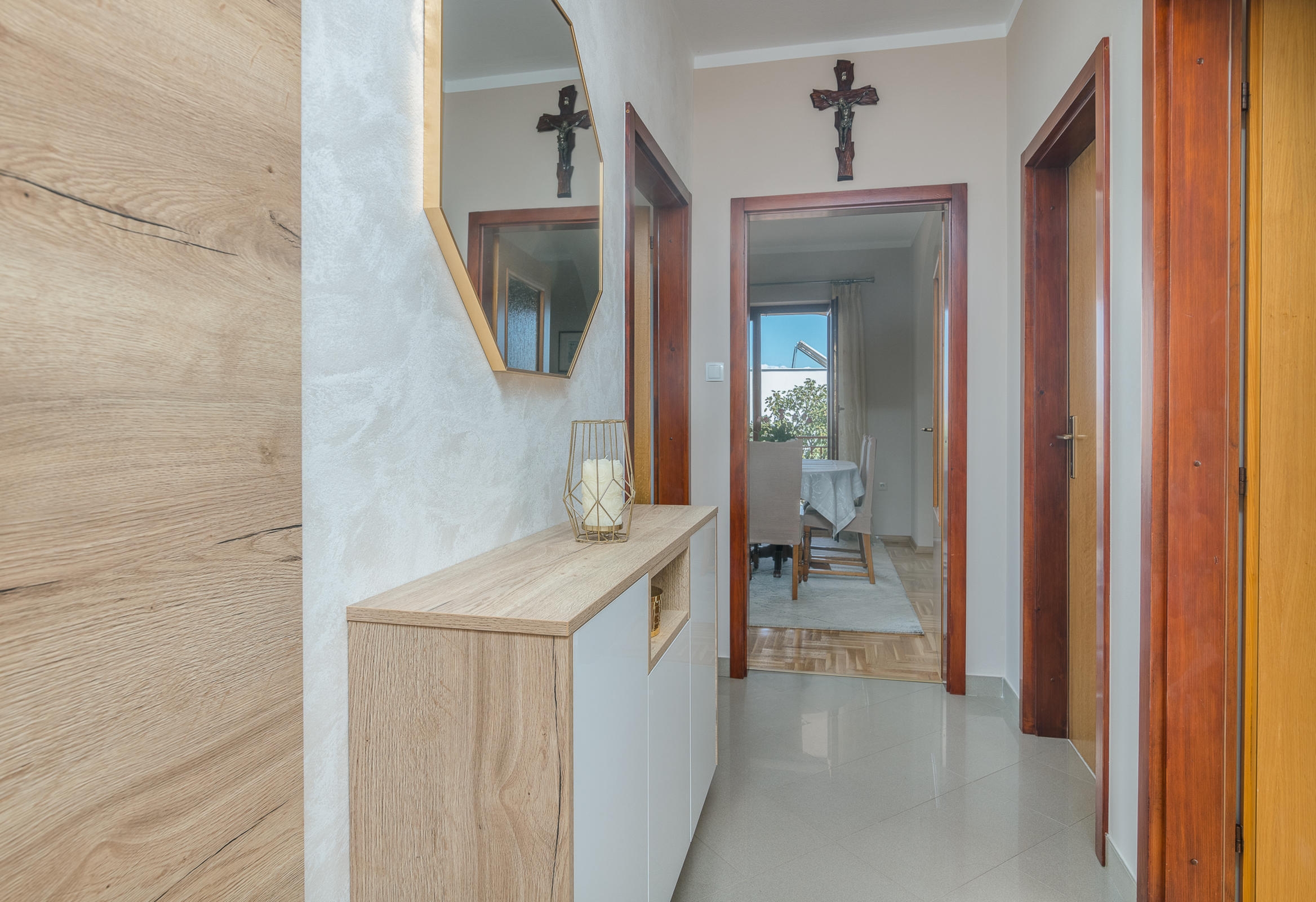 Two bedroom apartment with terrace and sea view Porat, Krk  A-a