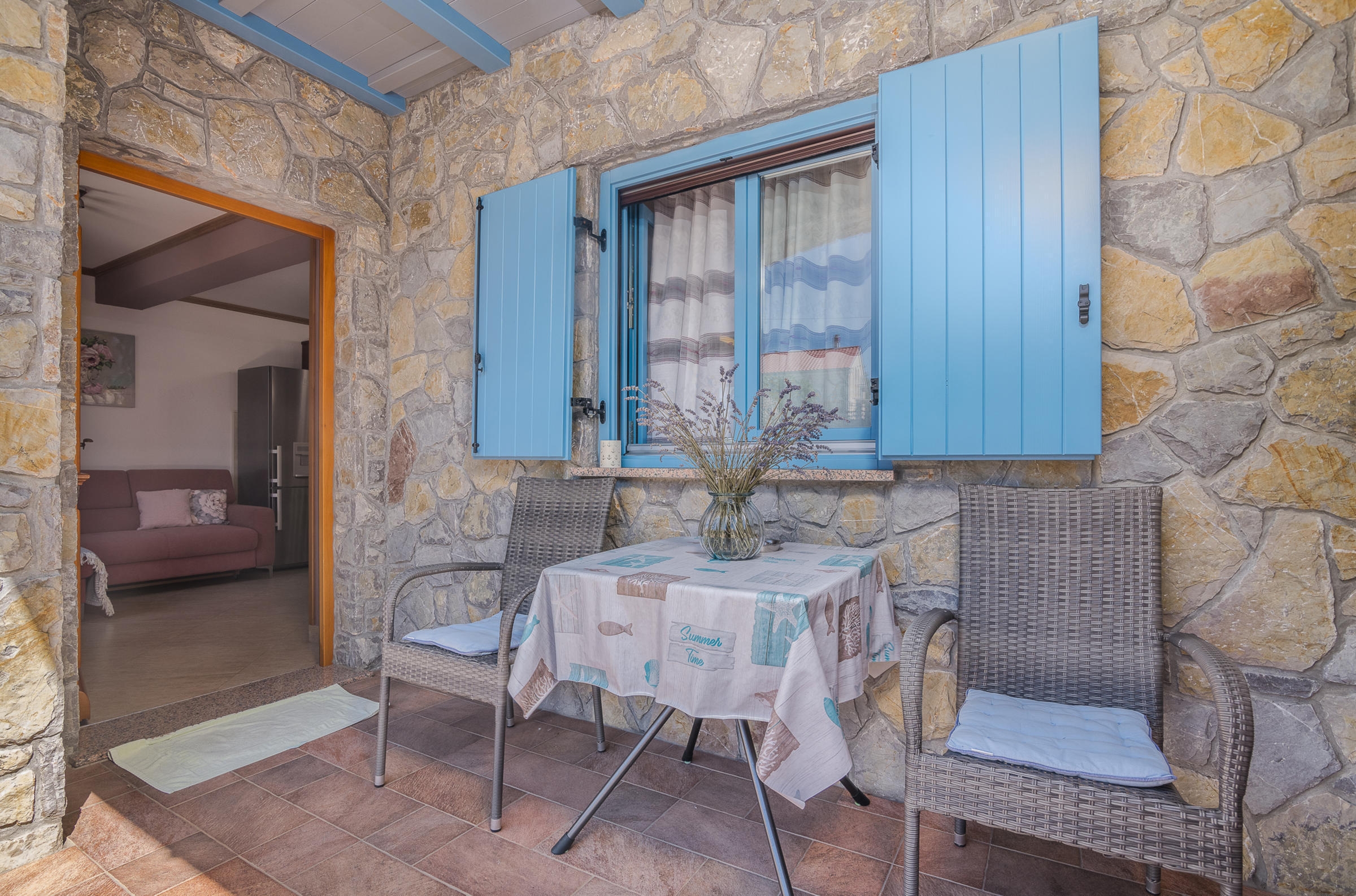 Two bedroom apartment with terrace Porat, Krk  A-b