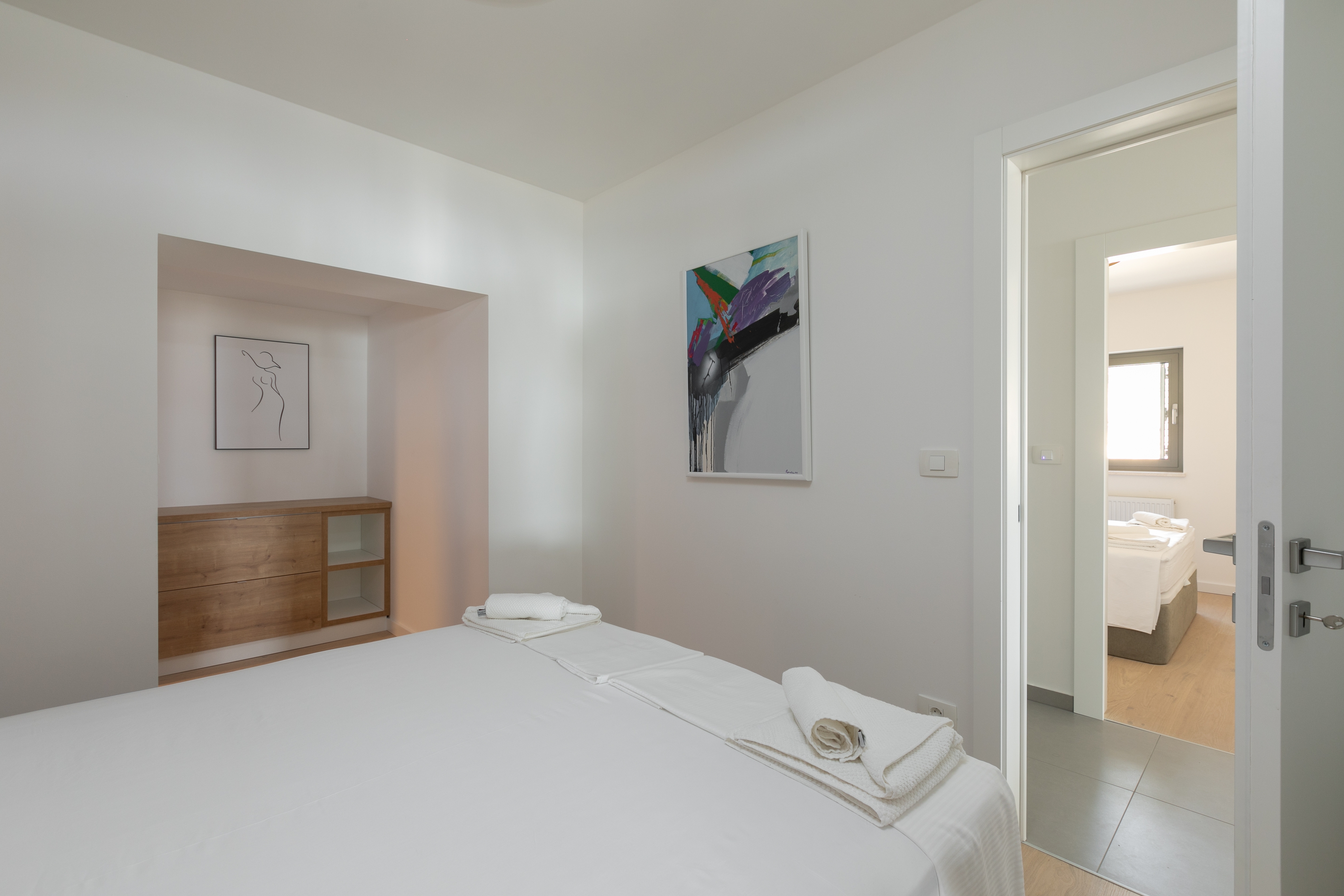 Two bedroom apartment with terrace and sea view Brela, Makarska  A-a