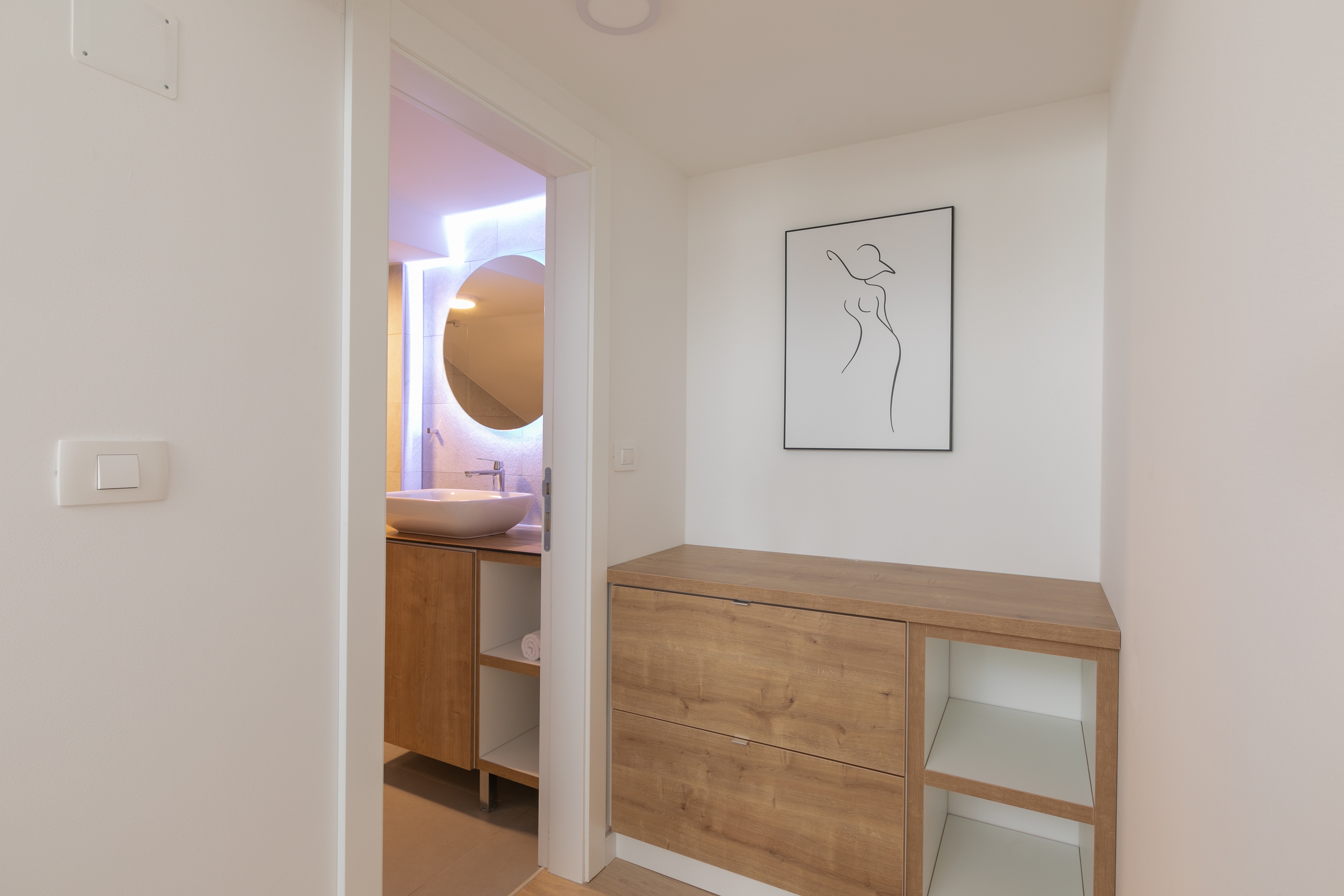 Two bedroom apartment with terrace and sea view Brela, Makarska  A-a