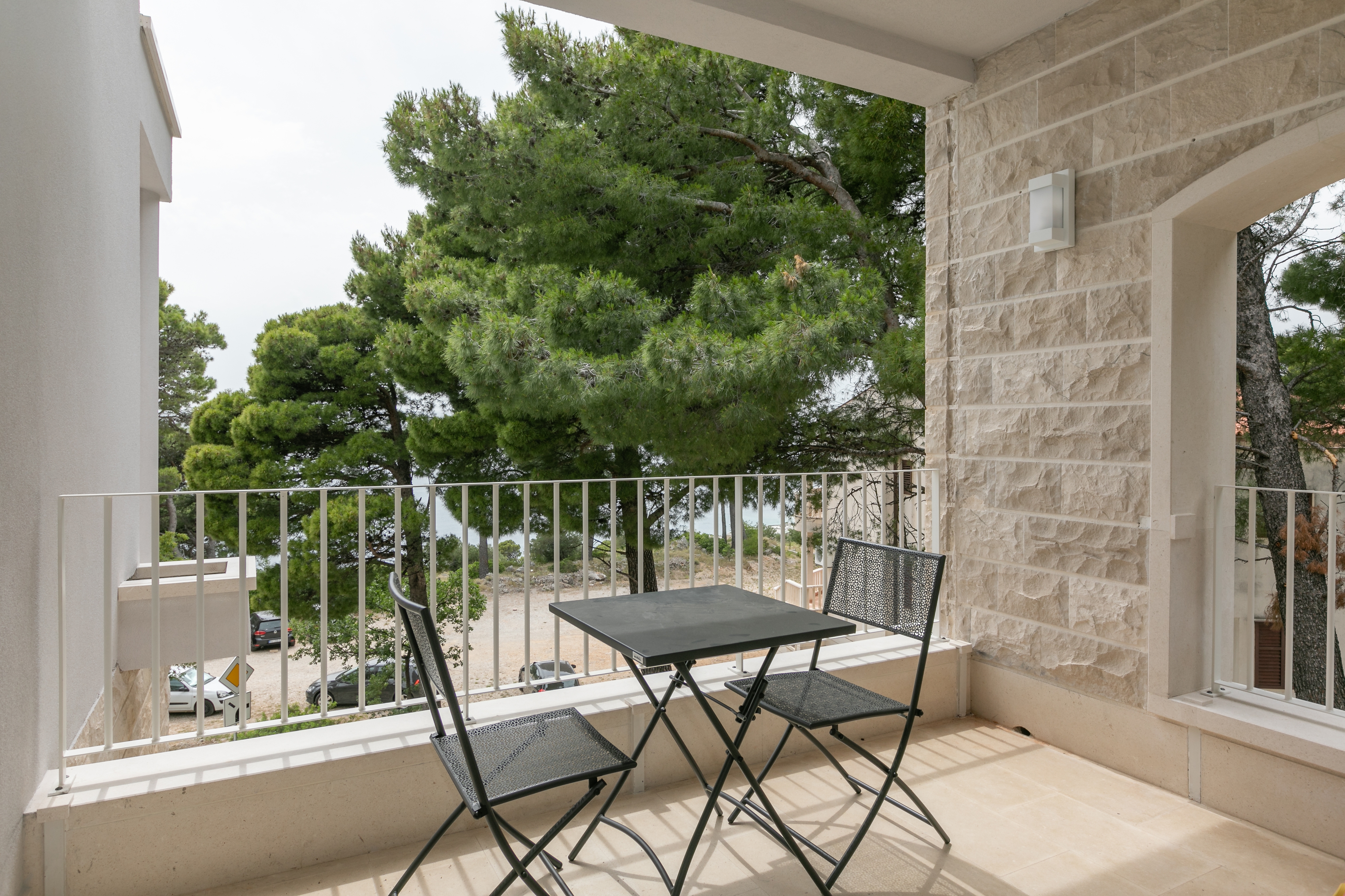 Two bedroom apartment with terrace and sea view Brela, Makarska  A-b