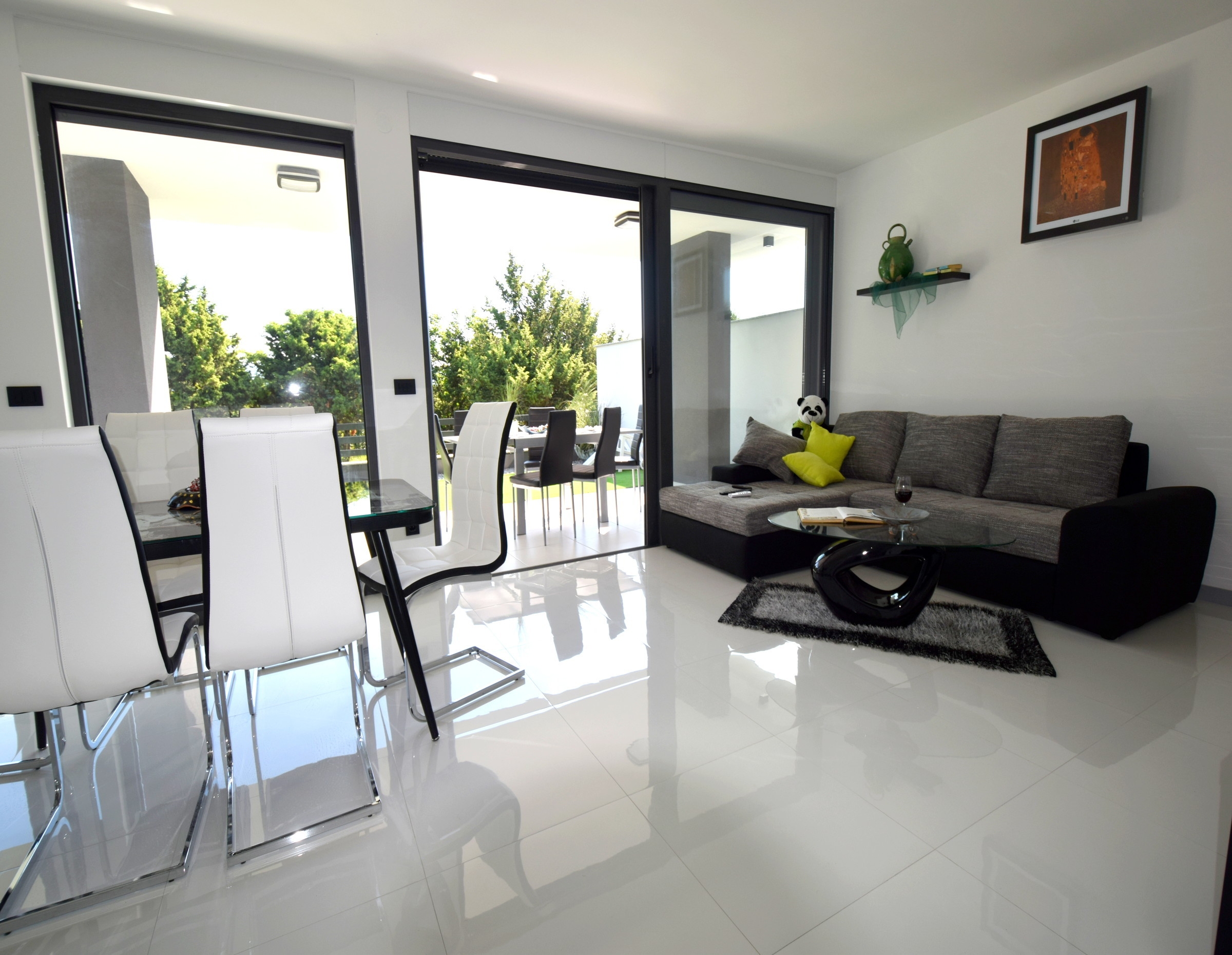 Two bedroom apartment with terrace Porat, Krk (A-19347-a)