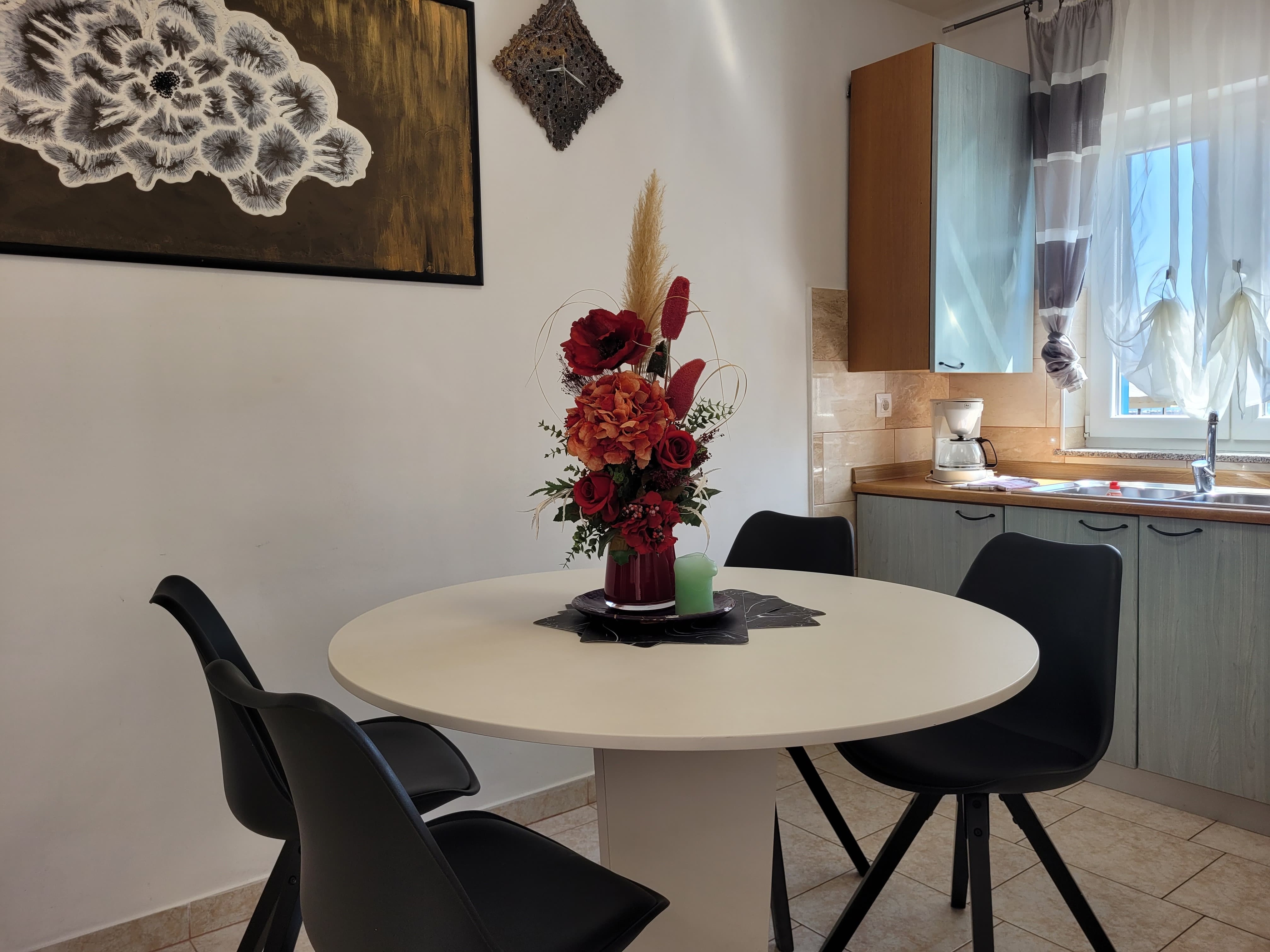 One bedroom apartment with terrace Porat, Krk  A-a