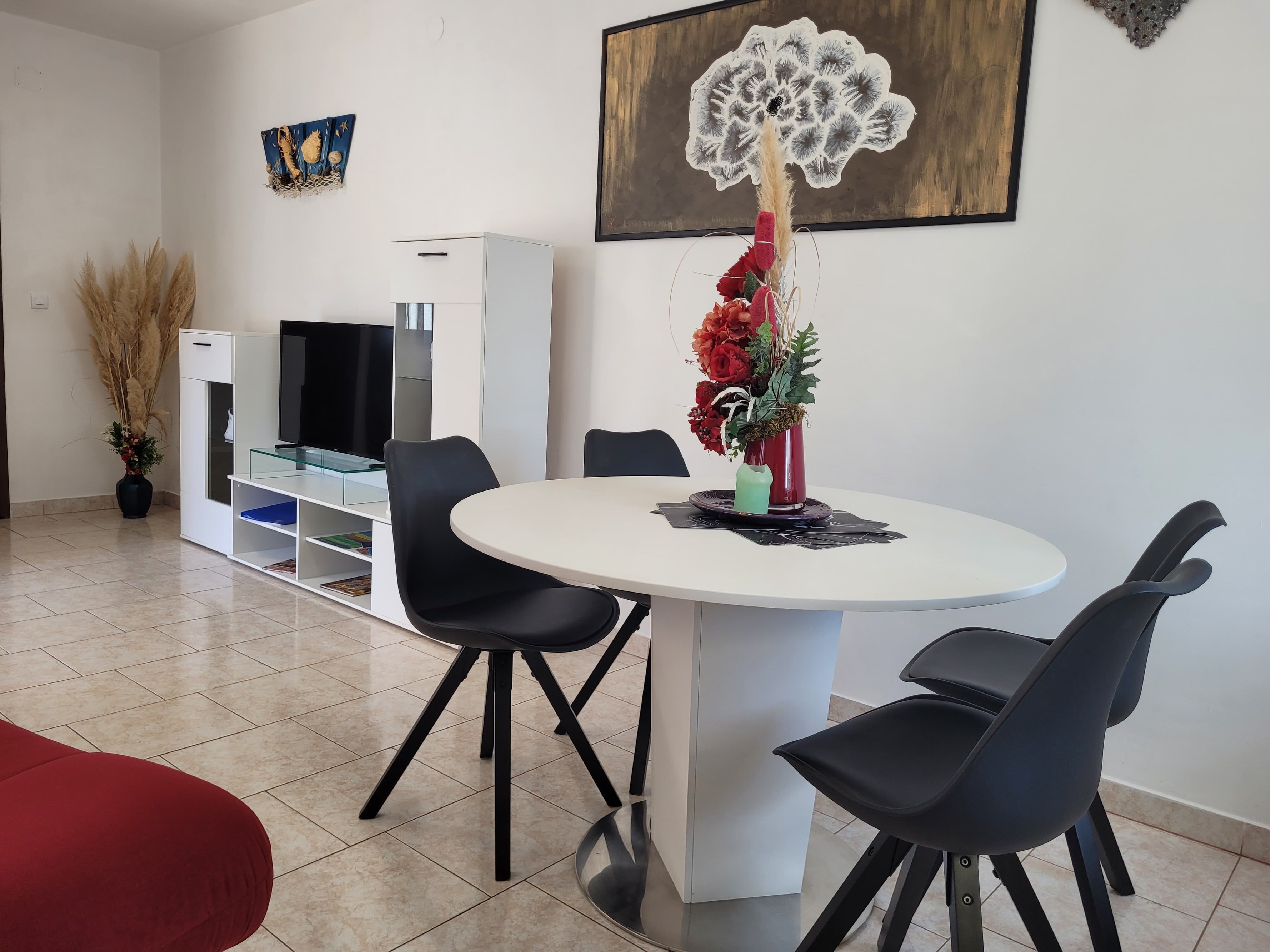 One bedroom apartment with terrace Porat, Krk  A-a
