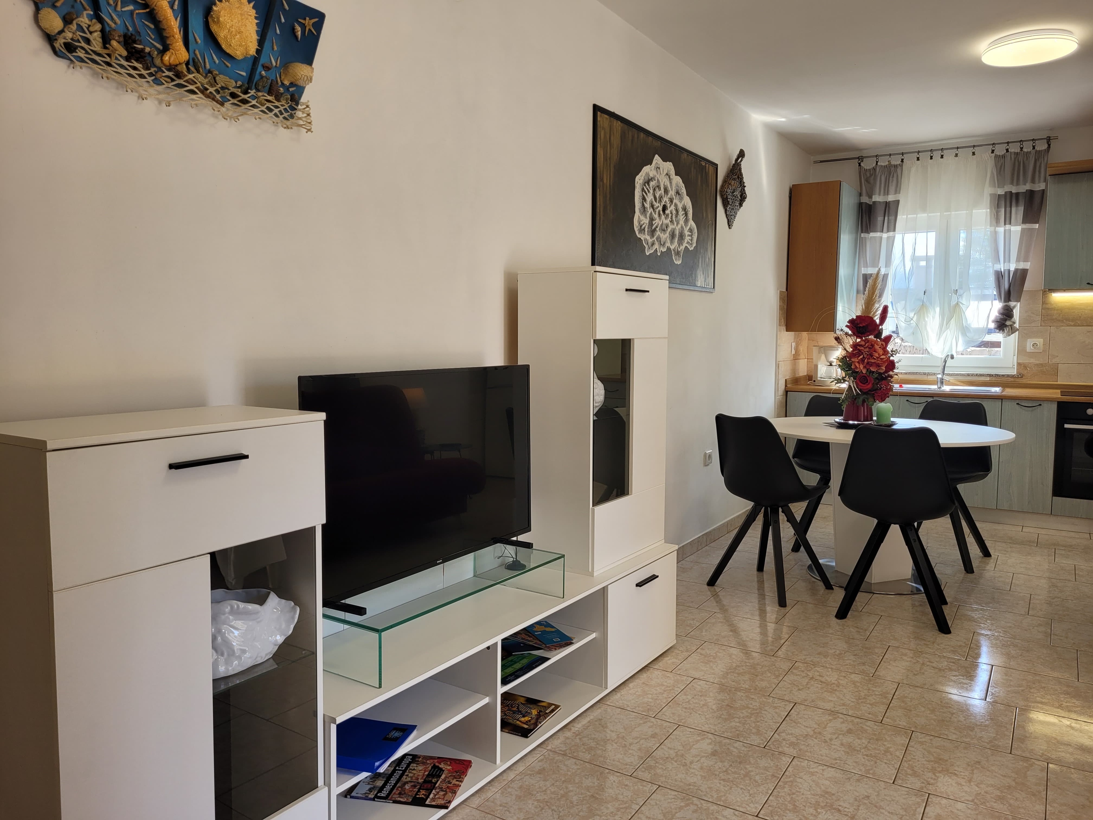 One bedroom apartment with terrace Porat, Krk  A-a