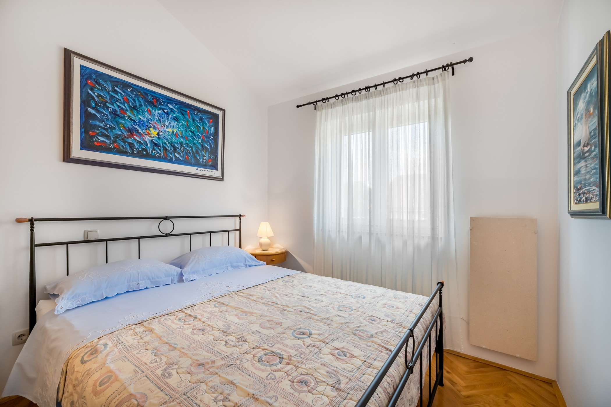 Three bedroom apartment with balcony and sea view Baška, Krk  A-a