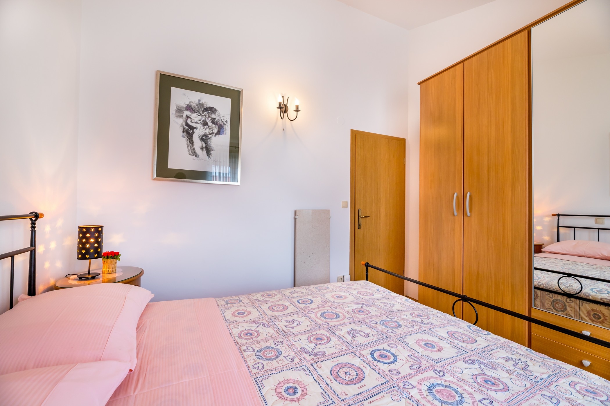 Three bedroom apartment with balcony and sea view Baška, Krk  A-a