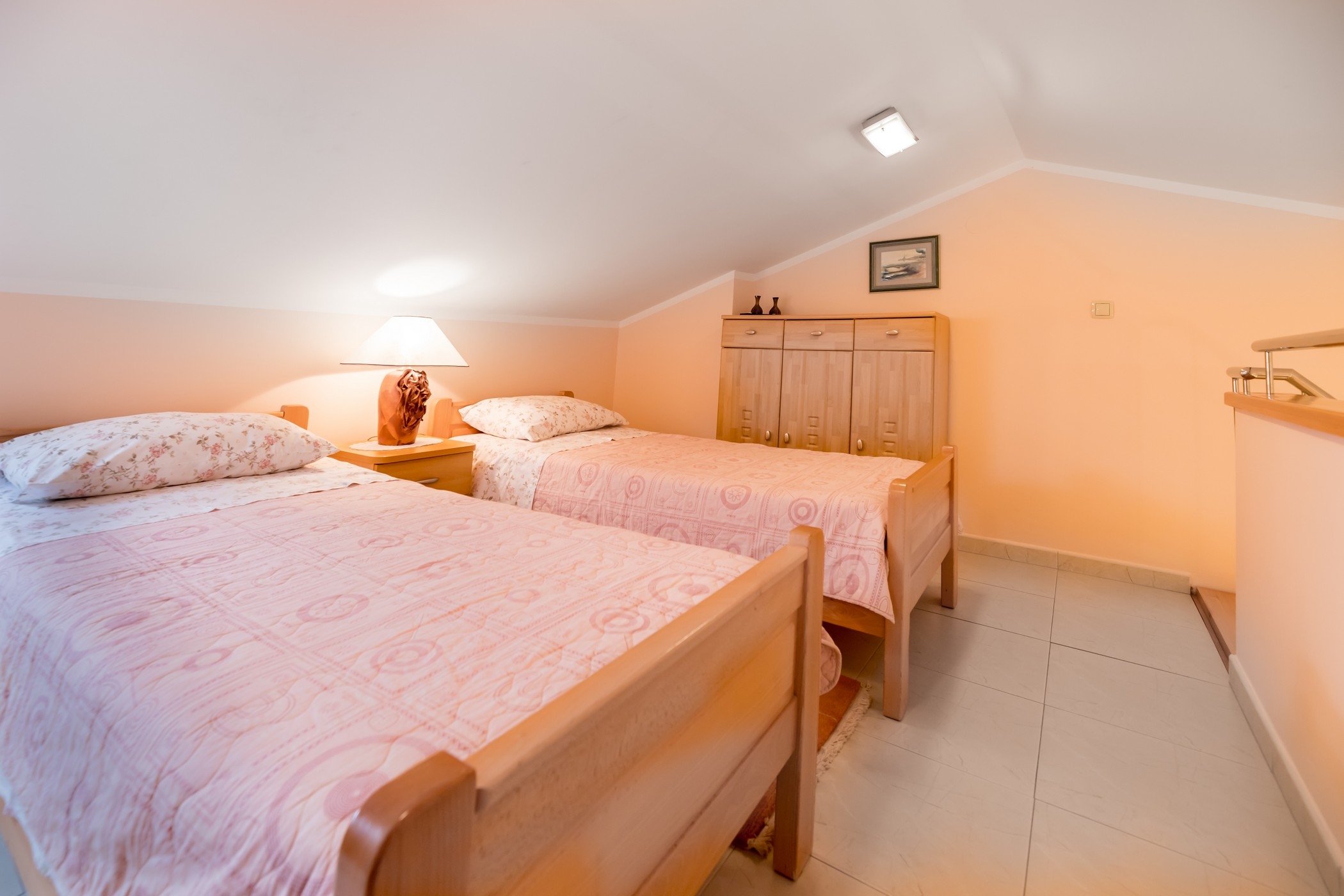 Three bedroom apartment with balcony and sea view Baška, Krk  A-a