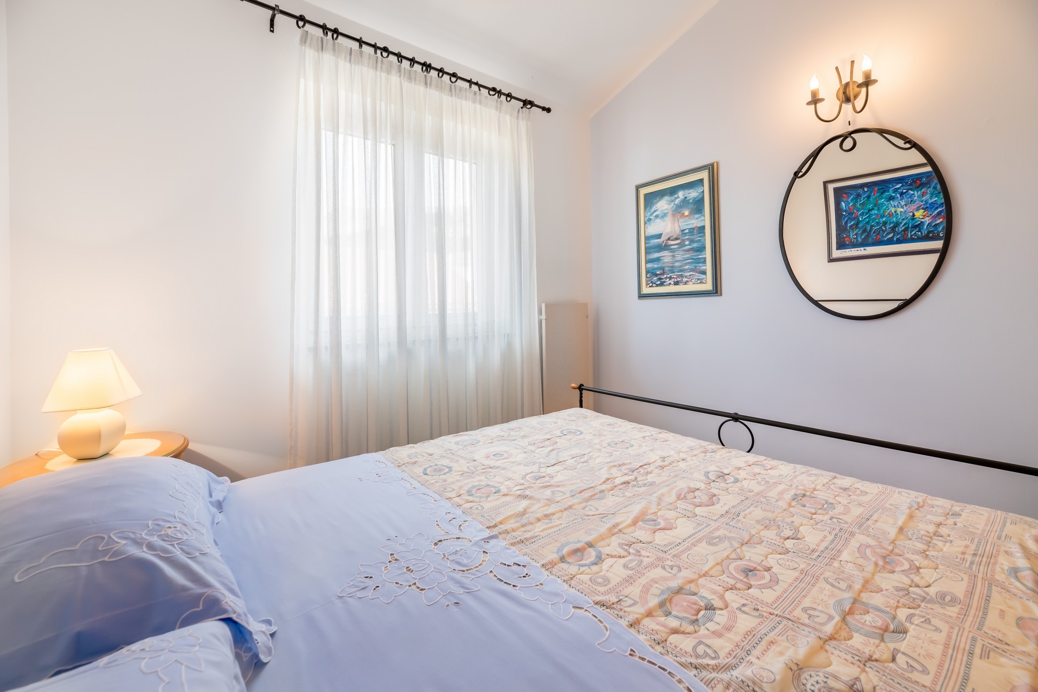 Three bedroom apartment with balcony and sea view Baška, Krk  A-a