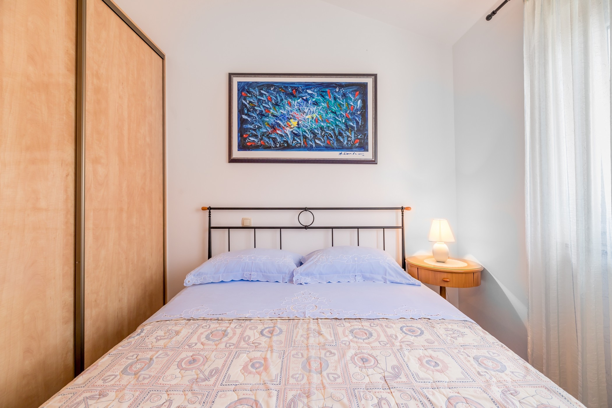Three bedroom apartment with balcony and sea view Baška, Krk  A-a