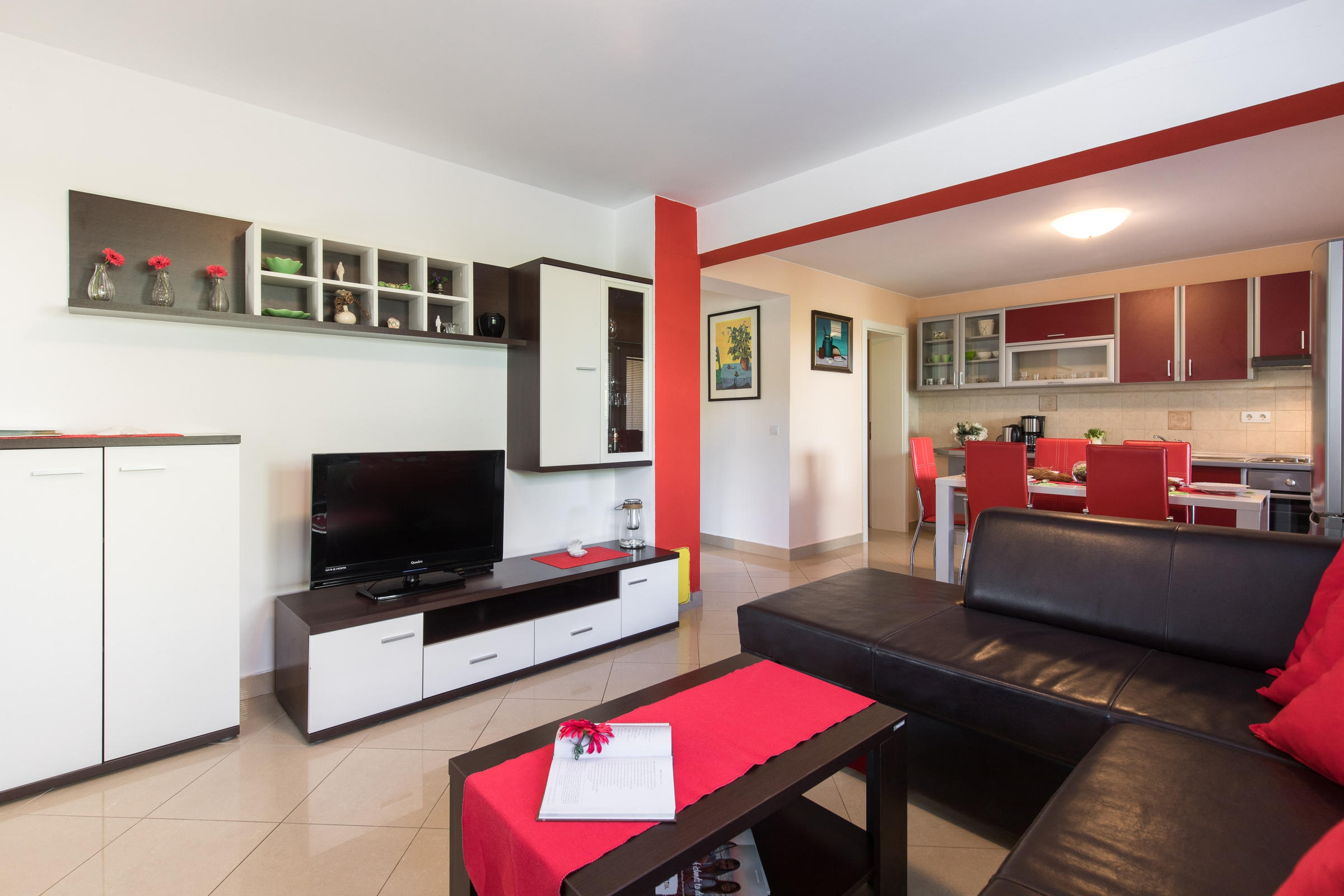 Two bedroom apartment with terrace Malinska, Krk (A-19353-a)