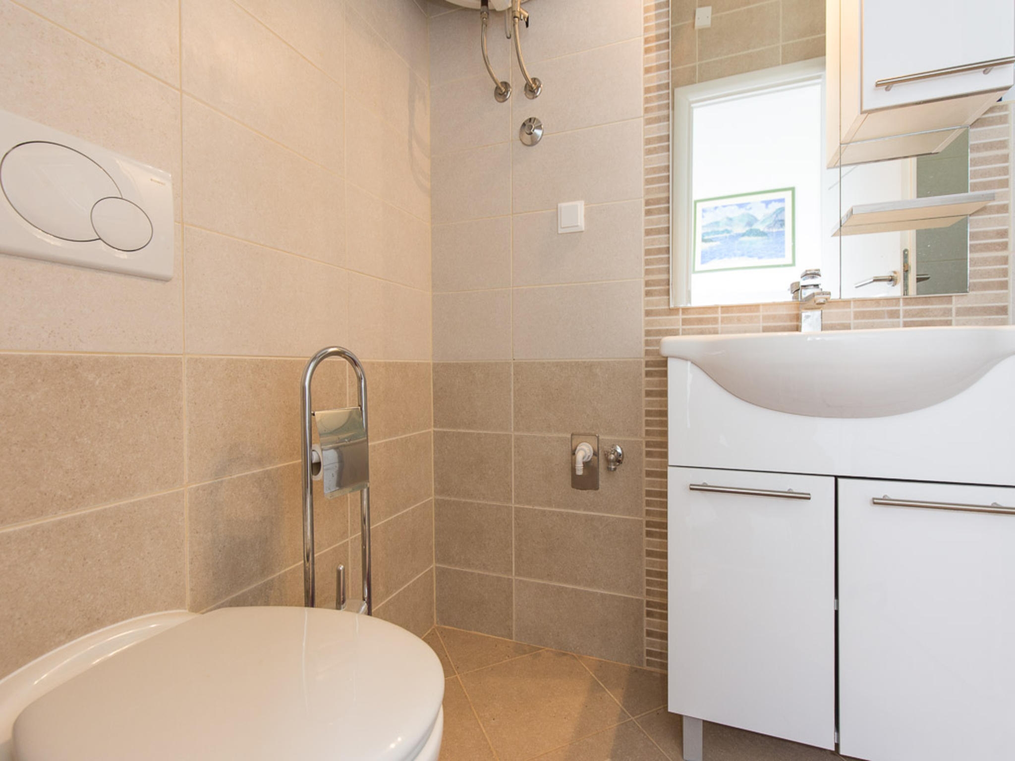 Two bedroom apartment with balcony and sea view Čižići, Krk  A-b