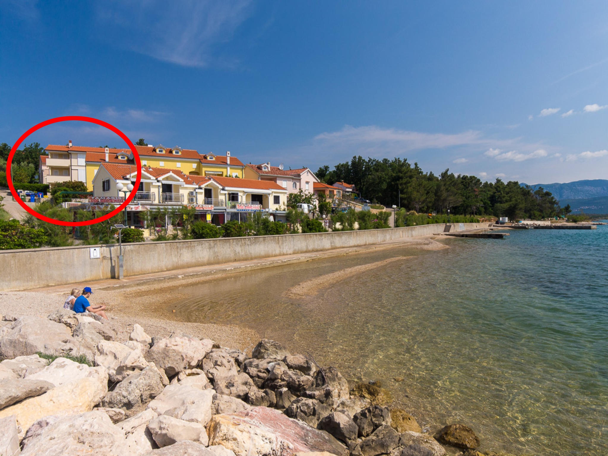 Two bedroom apartment with balcony and sea view Čižići, Krk (A-19355-b) Two bedroom apartment with balcony and sea view Čižići, Krk (A-19355-b)