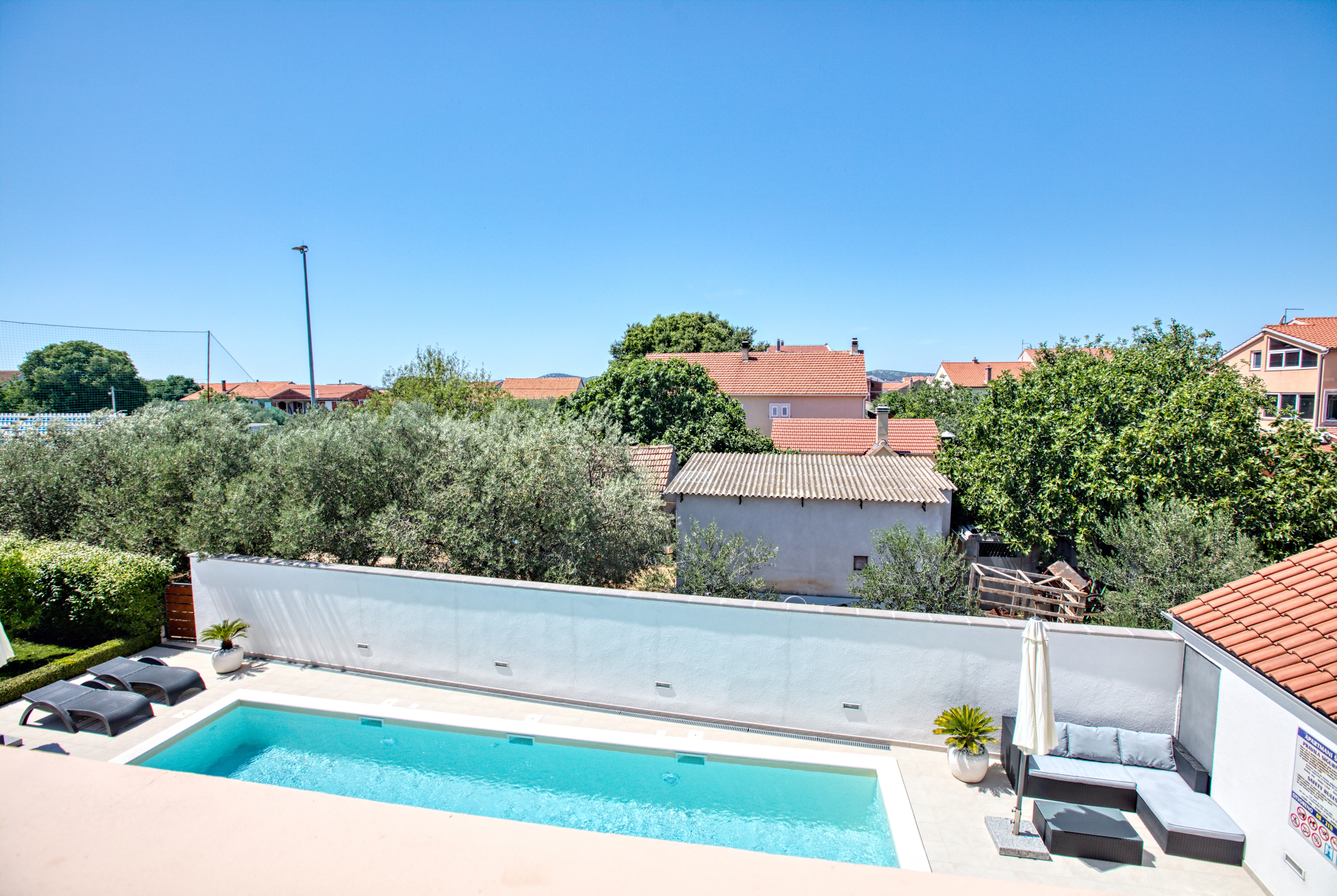 Two bedroom apartment with terrace Biograd na Moru, Biograd  A-b