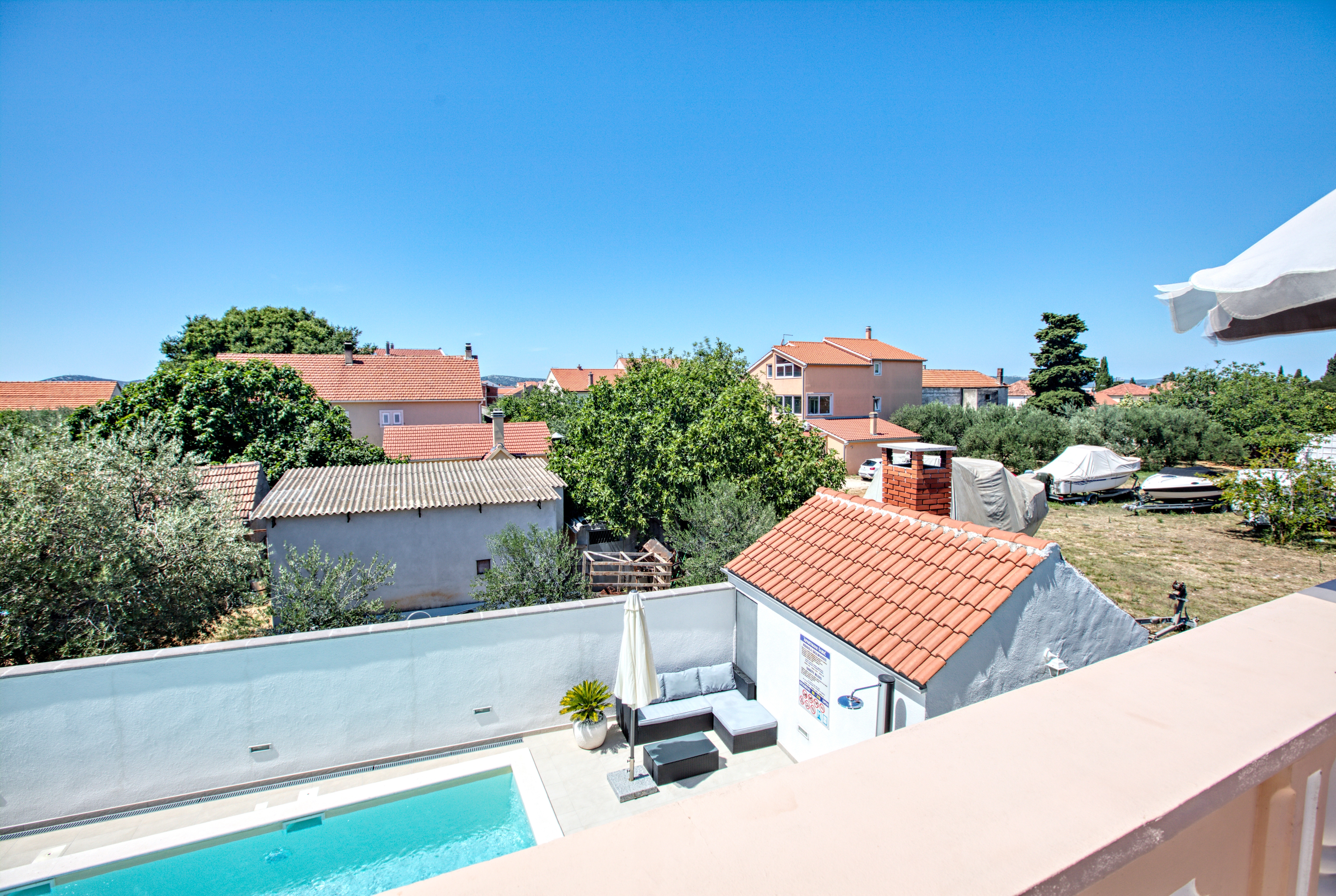 Two bedroom apartment with terrace Biograd na Moru, Biograd  A-b