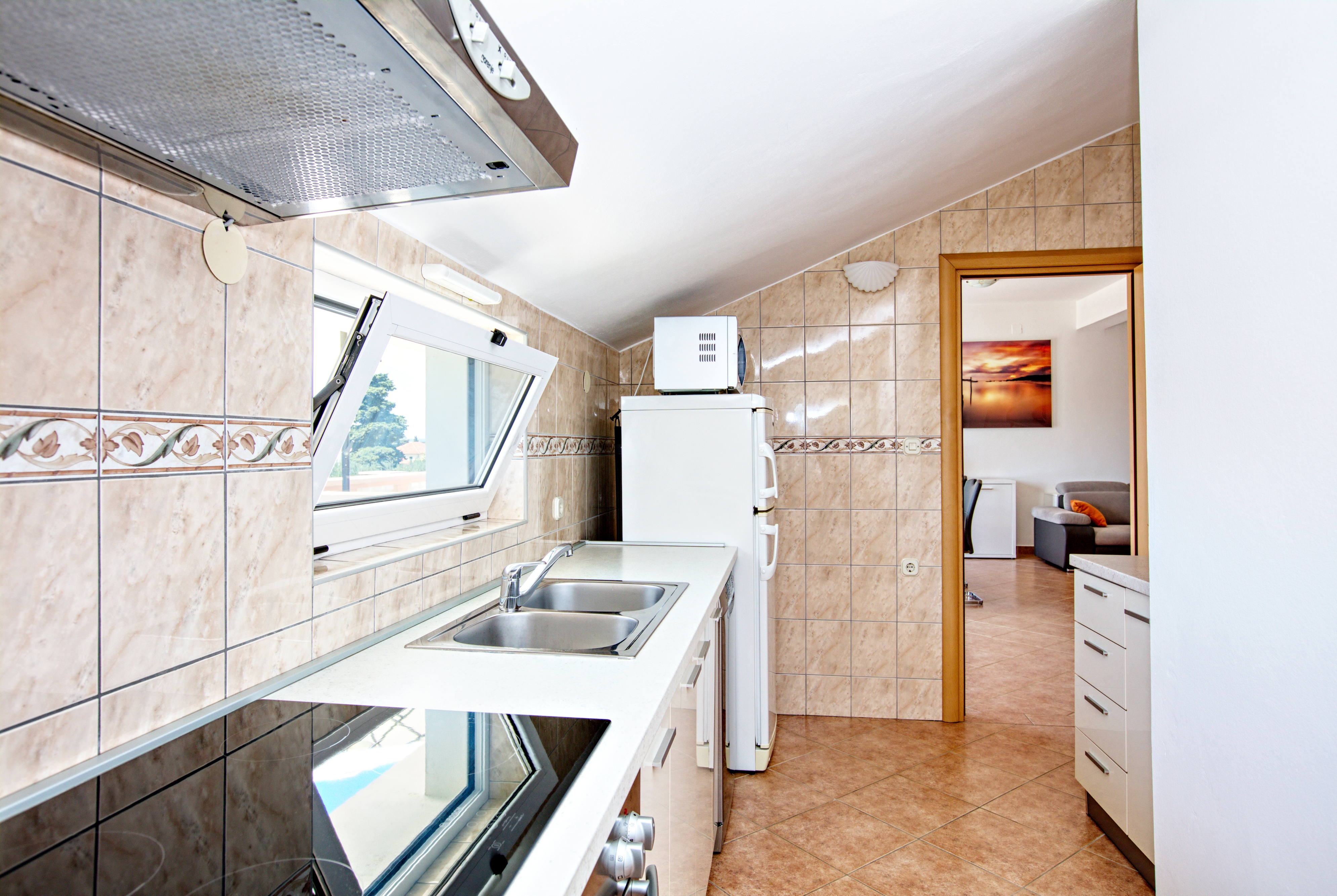 Two bedroom apartment with terrace Biograd na Moru, Biograd  A-c