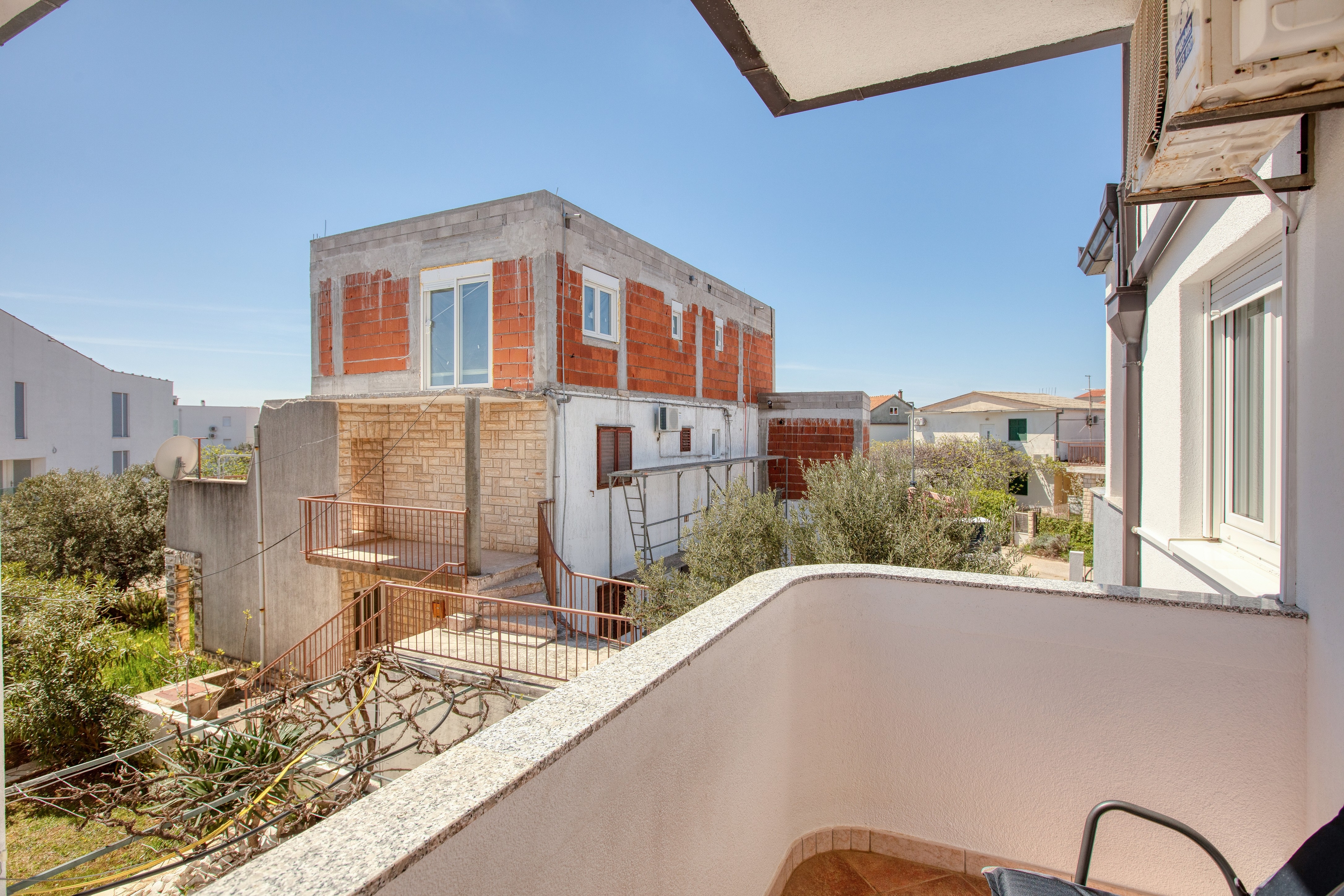 Studio flat with balcony Rogoznica  AS-a