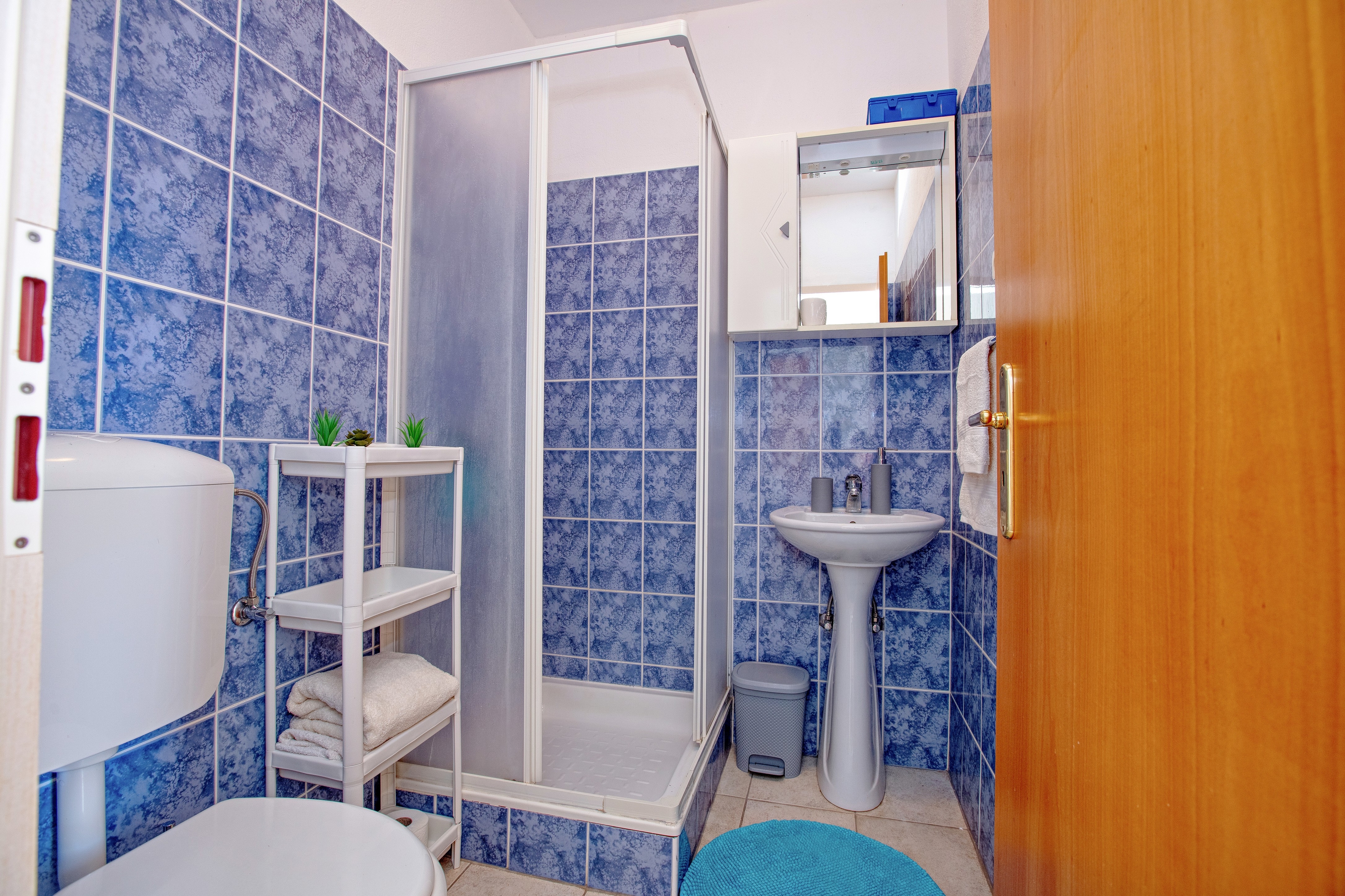 Studio flat with balcony Rogoznica  AS-a