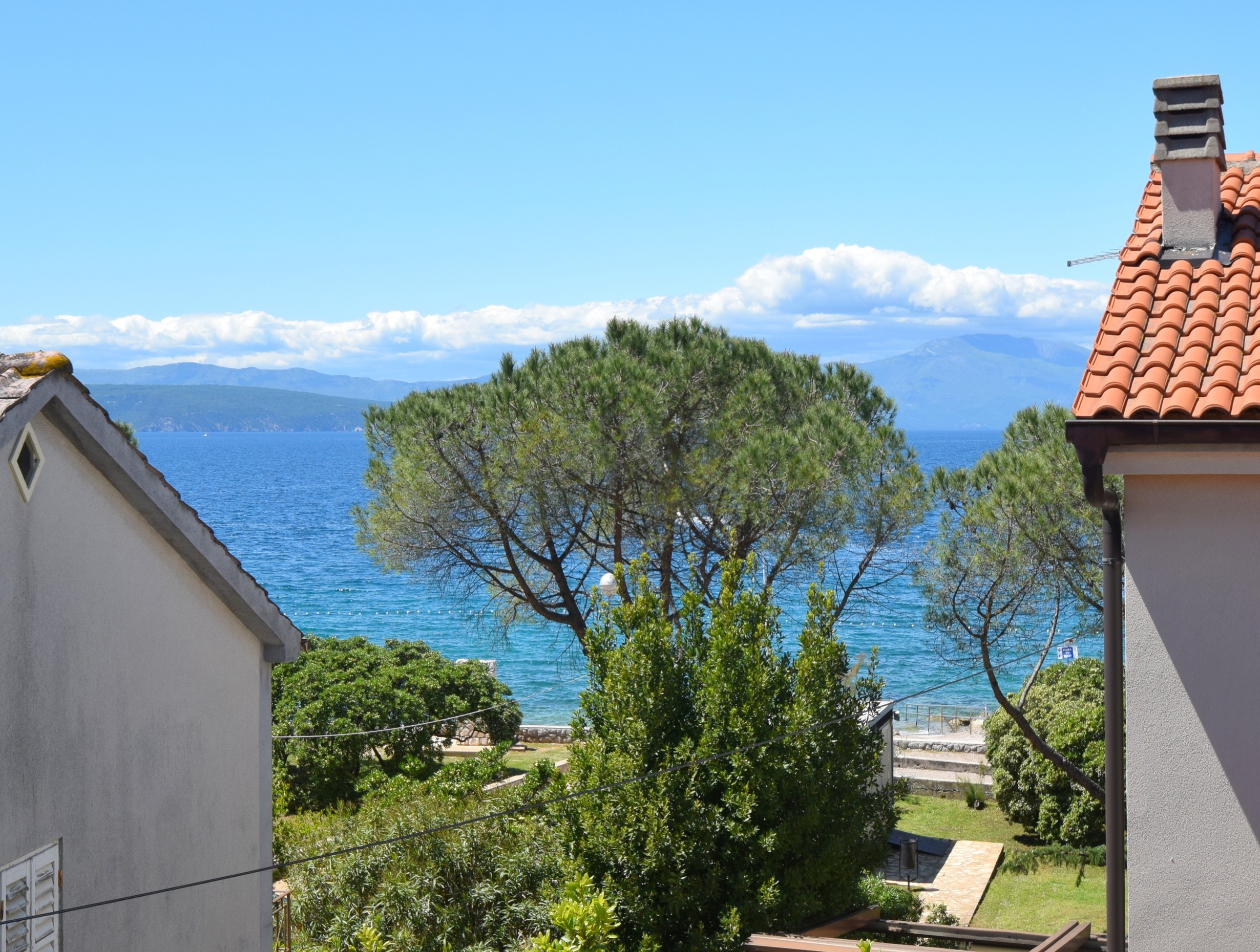One bedroom apartment with balcony and sea view Malinska, Krk  A-a