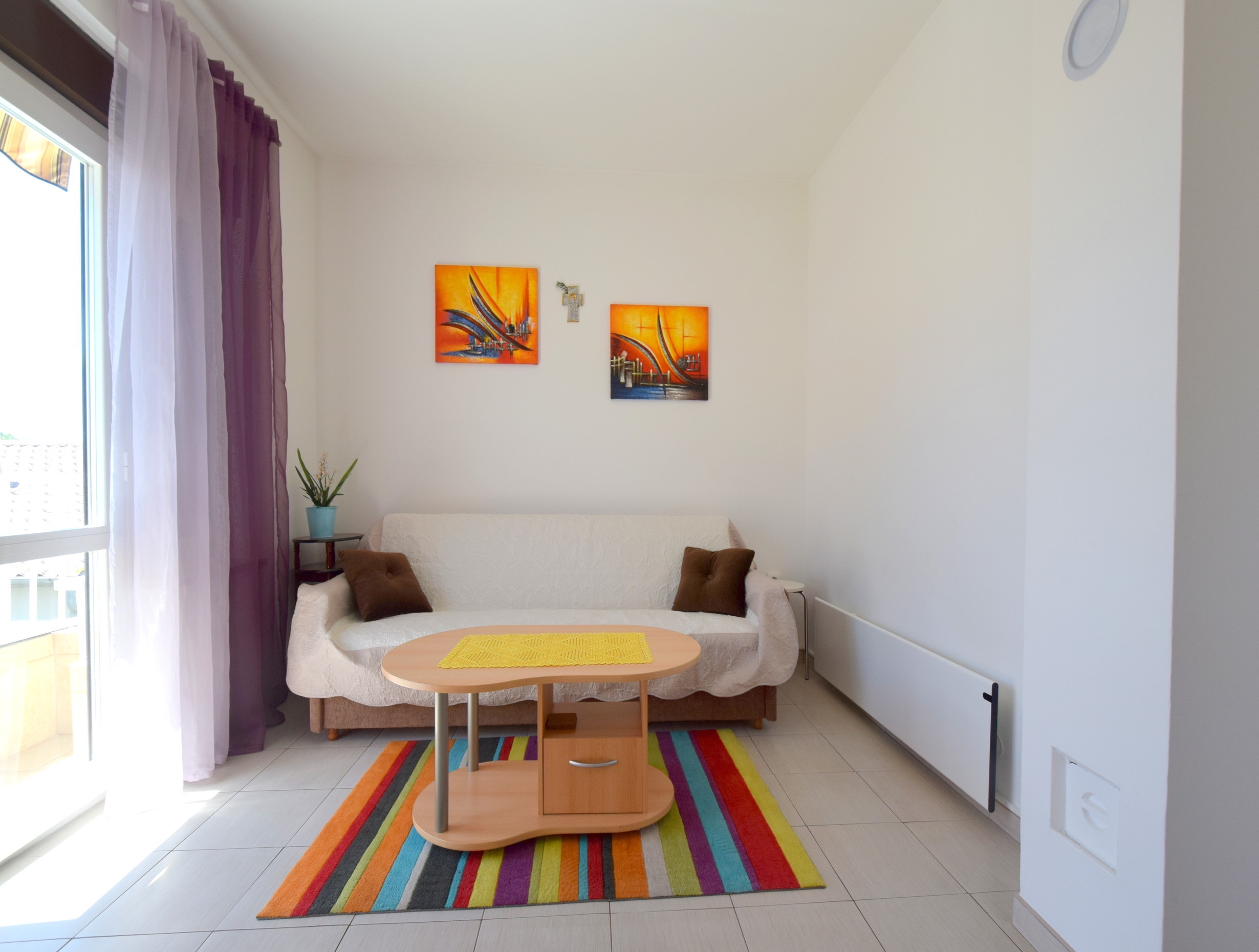 One bedroom apartment with balcony and sea view Malinska, Krk (A-19370-a)