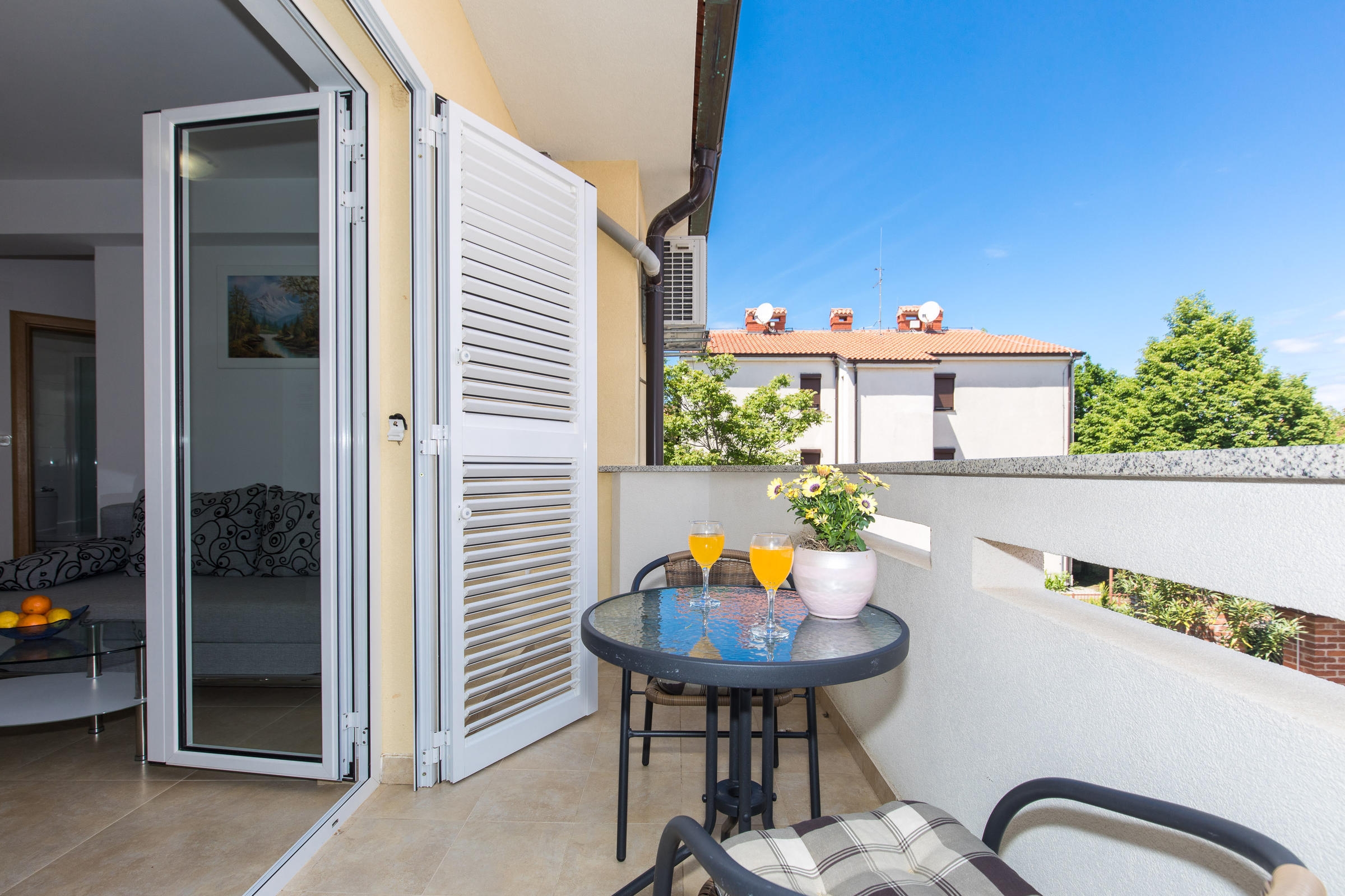 One bedroom apartment with balcony Malinska, Krk  A-b