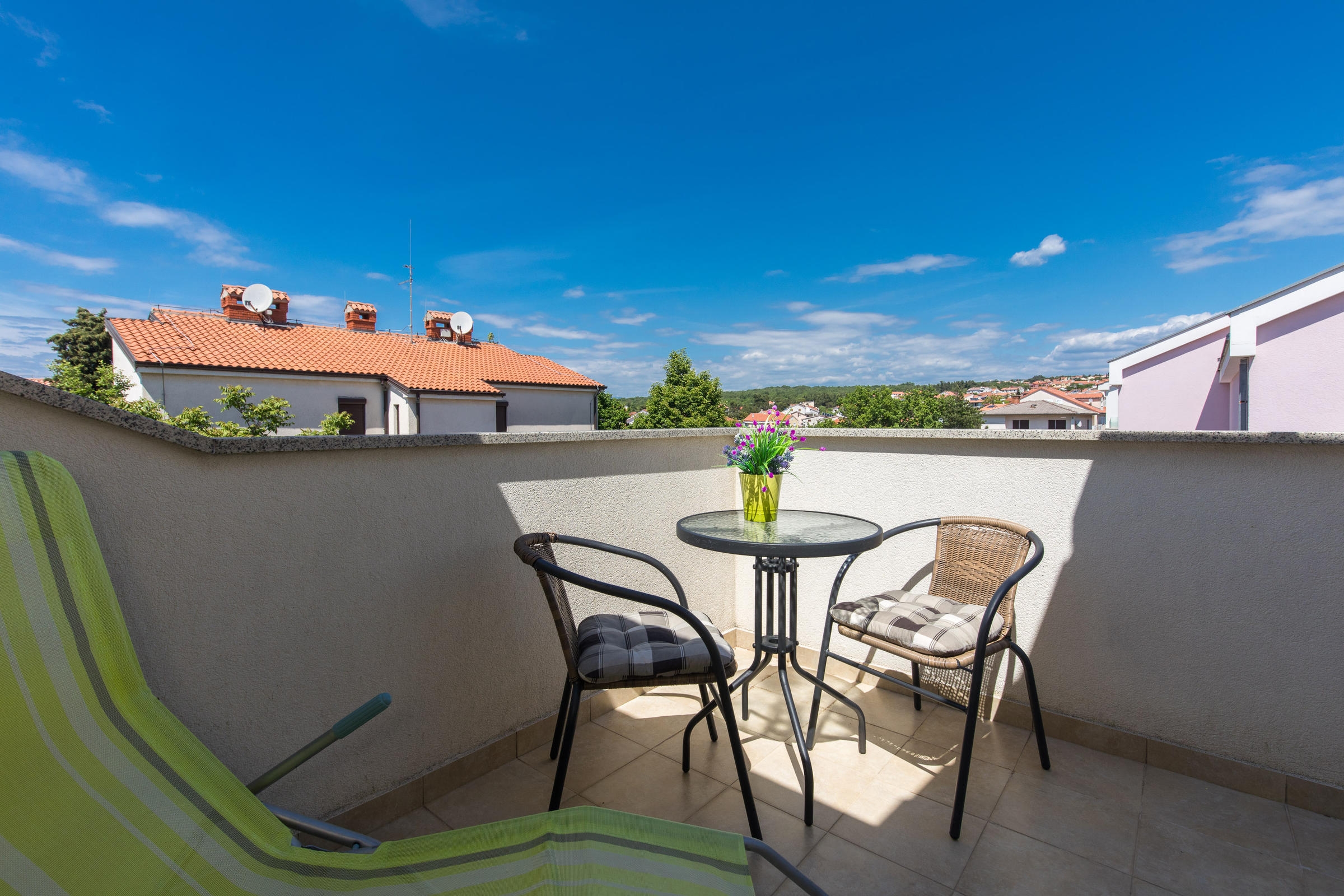 One bedroom apartment with balcony Malinska, Krk  A-d