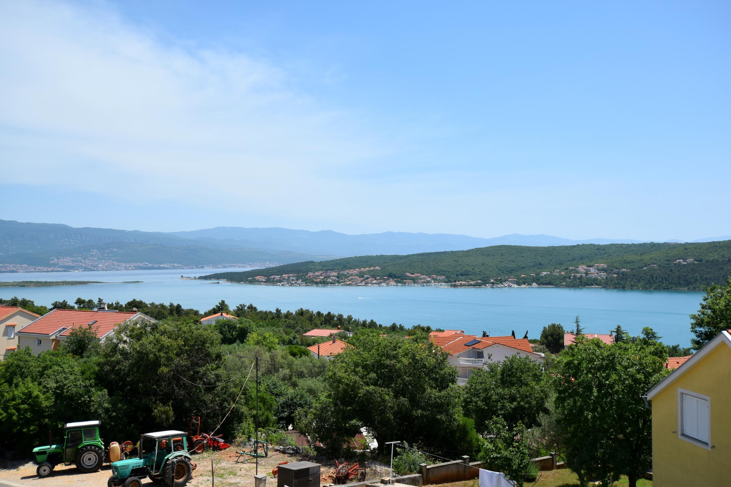 Two bedroom apartment with terrace and sea view Čižići, Krk  A-b
