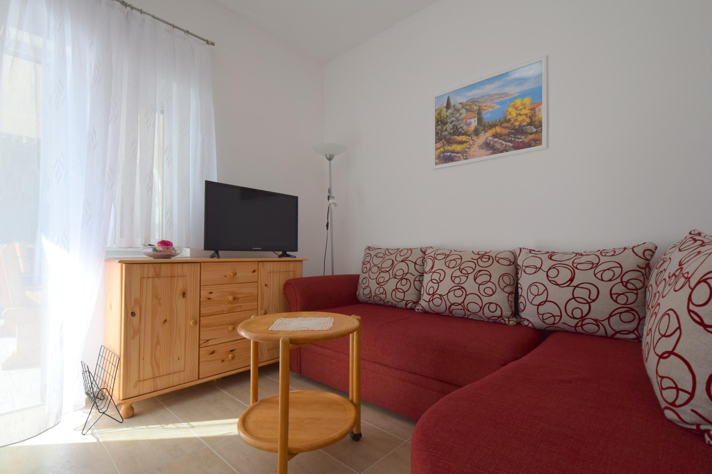Two bedroom apartment with terrace Krk (A-19378-a)