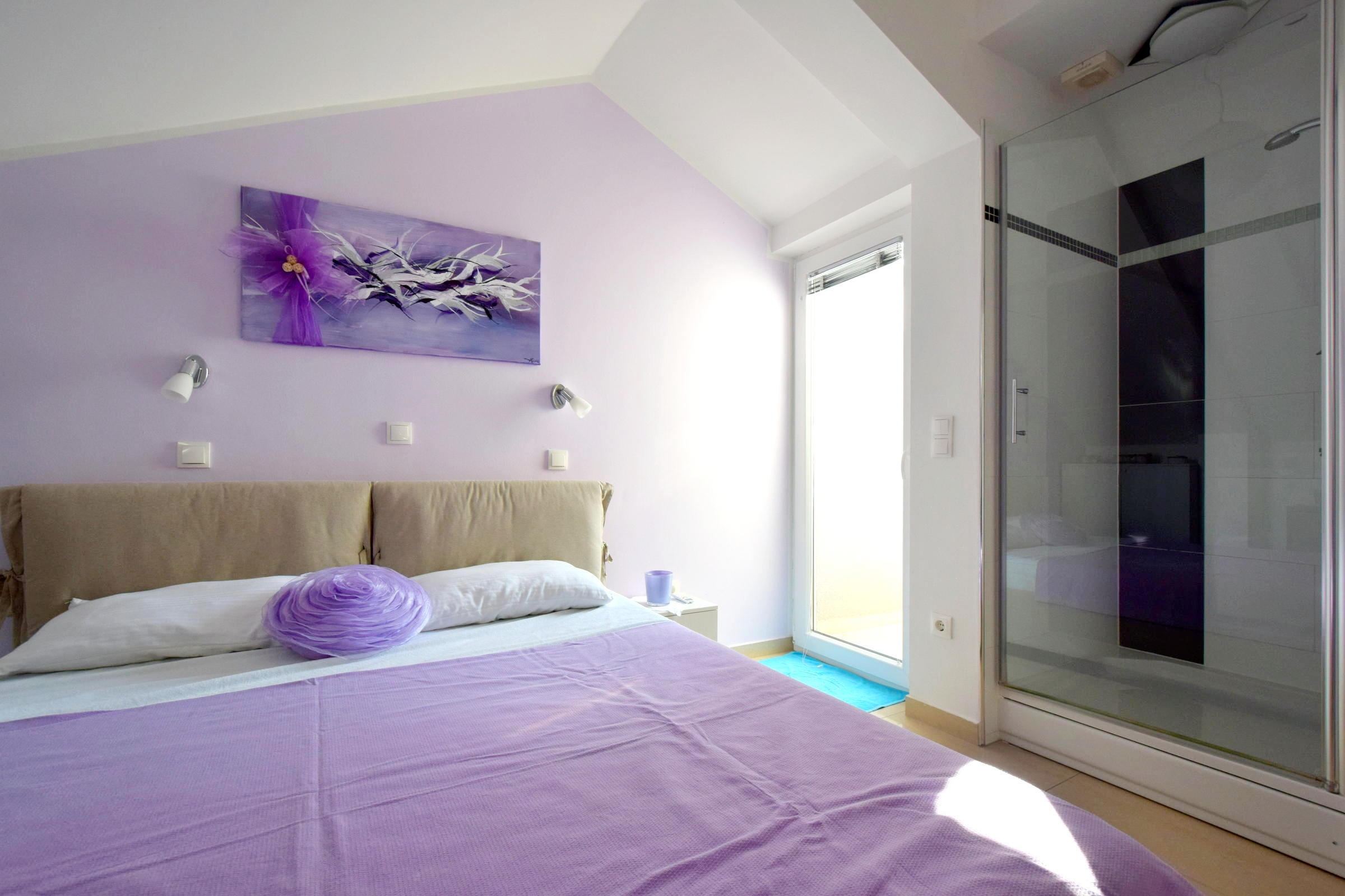 Two bedroom apartment with terrace and sea view Njivice, Krk  A-a