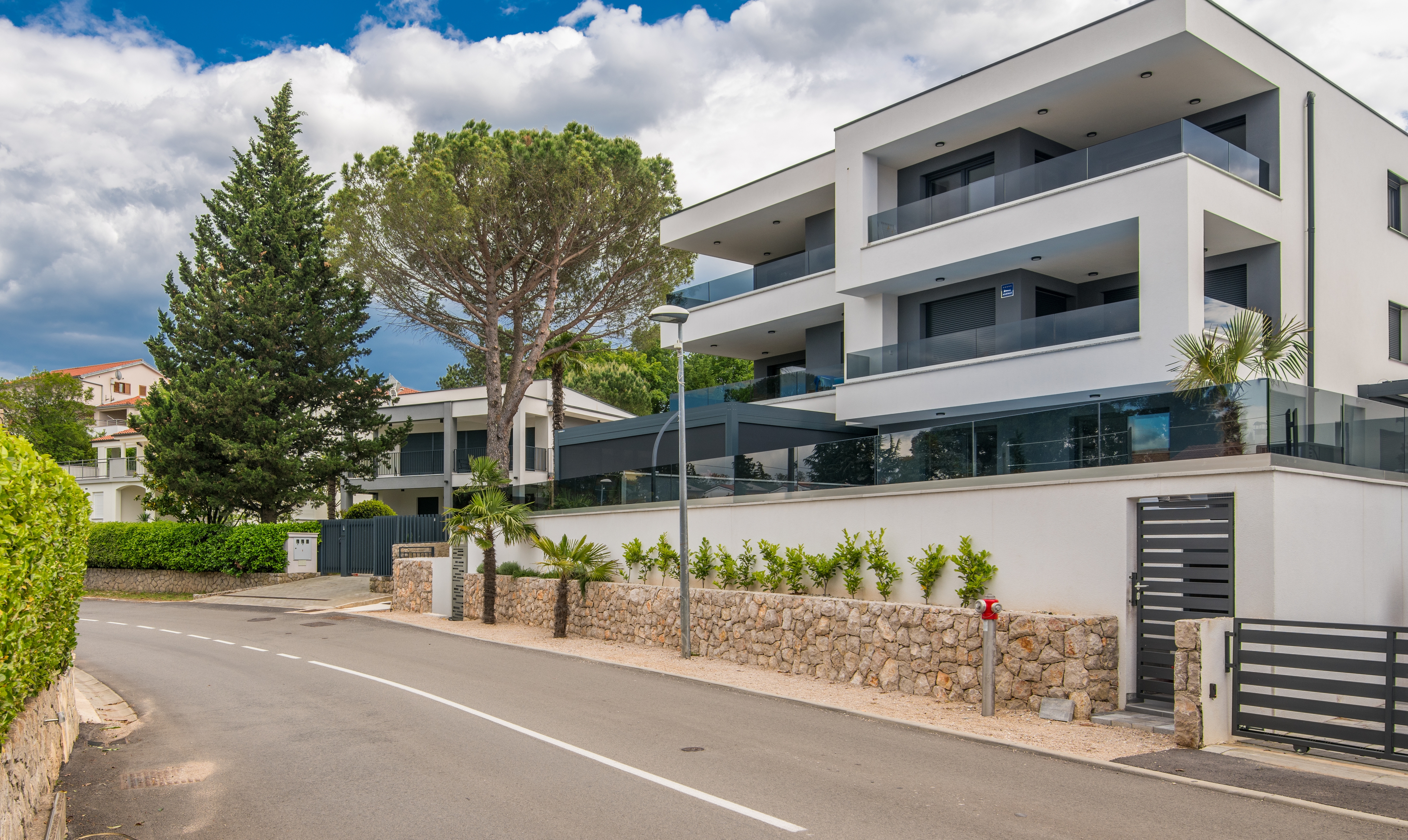 Two bedroom apartment with terrace and sea view Vantačići (Krk) (A-19382-a)