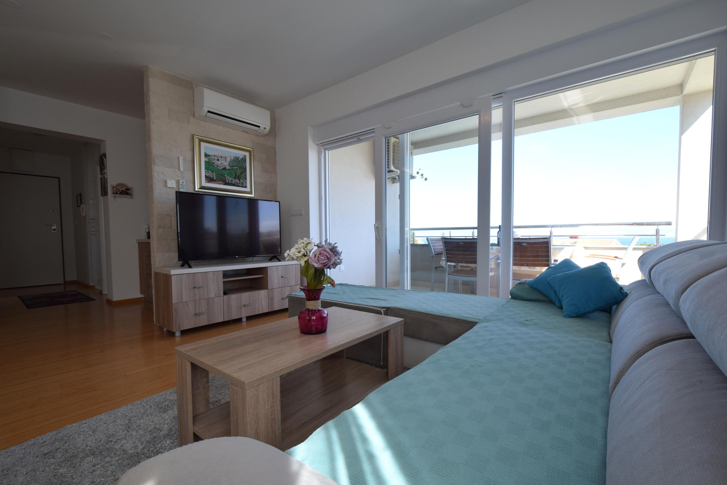 Two bedroom apartment with terrace Vantačići, Krk (A-19386-a)