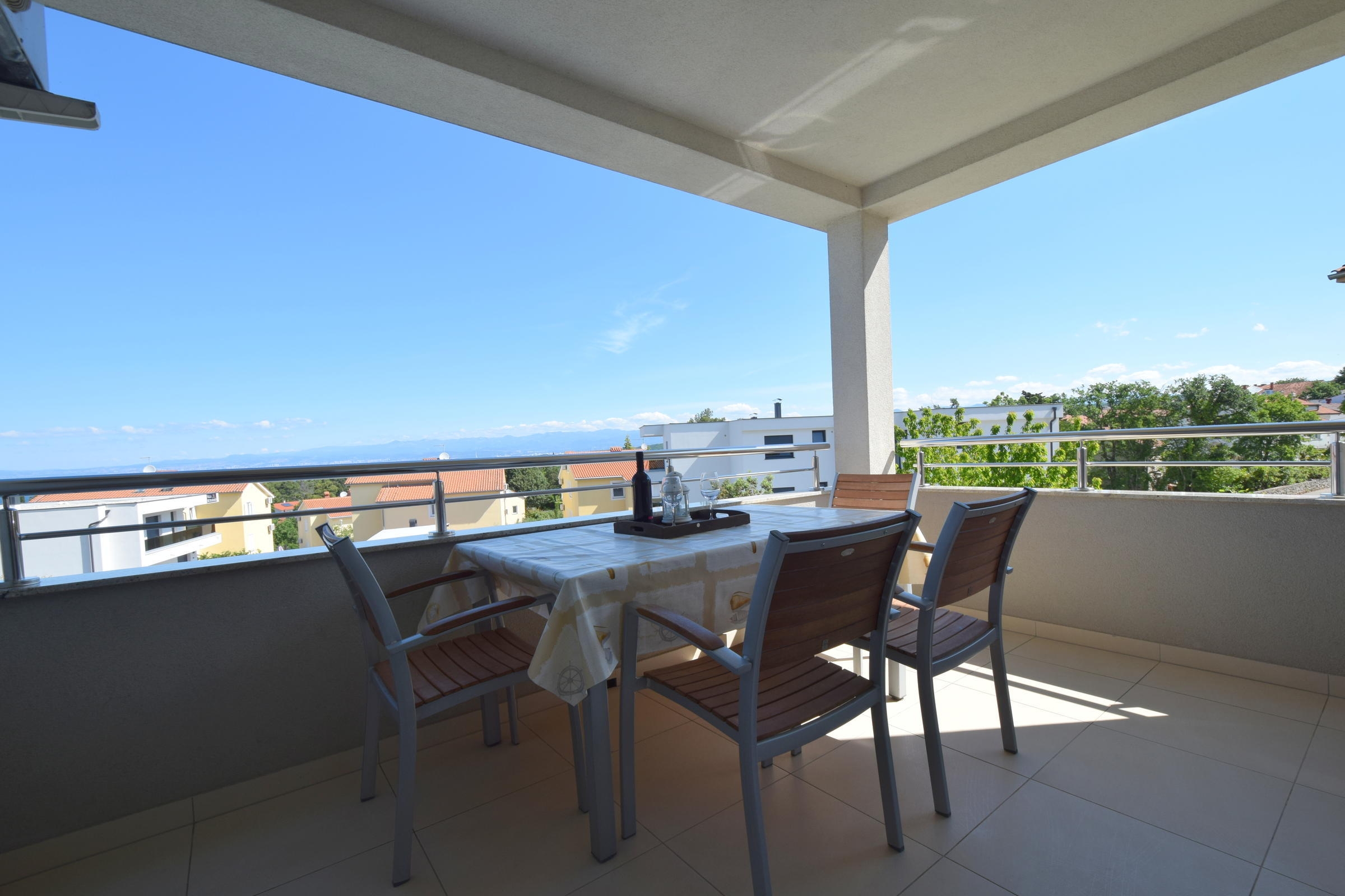Two bedroom apartment with terrace Vantačići, Krk  A-a