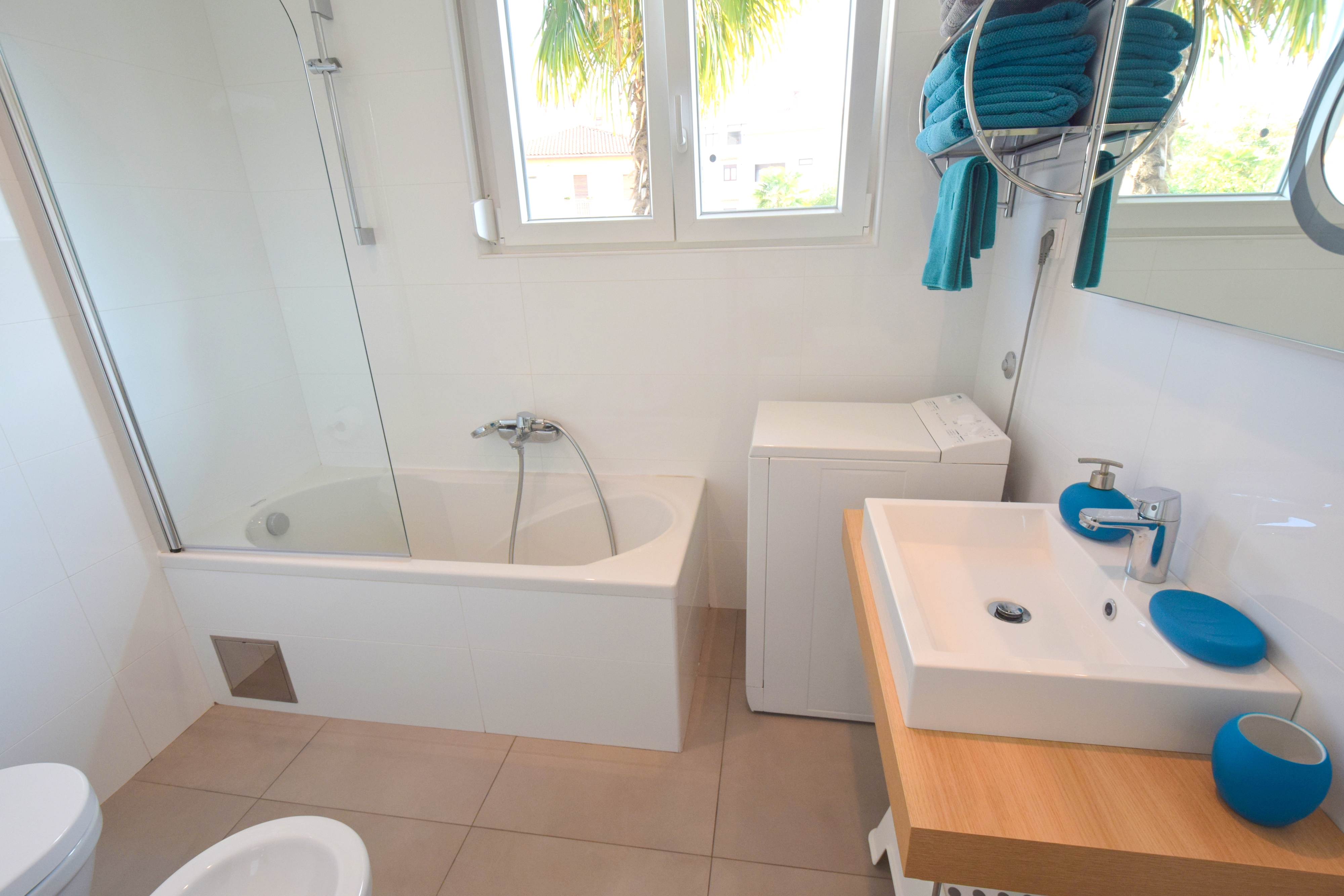 Two bedroom apartment with terrace Malinska, Krk  A-a